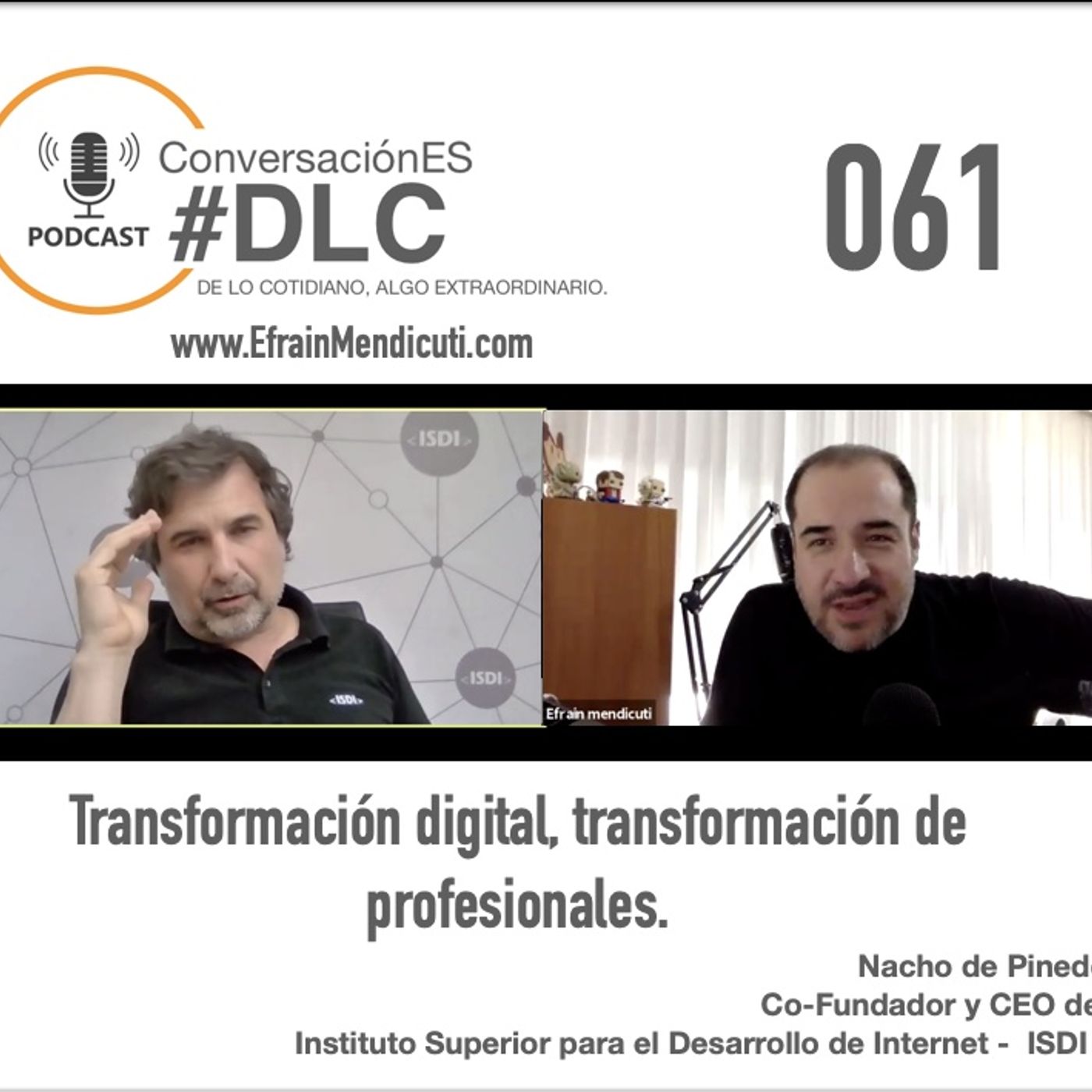 EntreMentorES #DLC 061 con Nacho Pinedo episode artwork