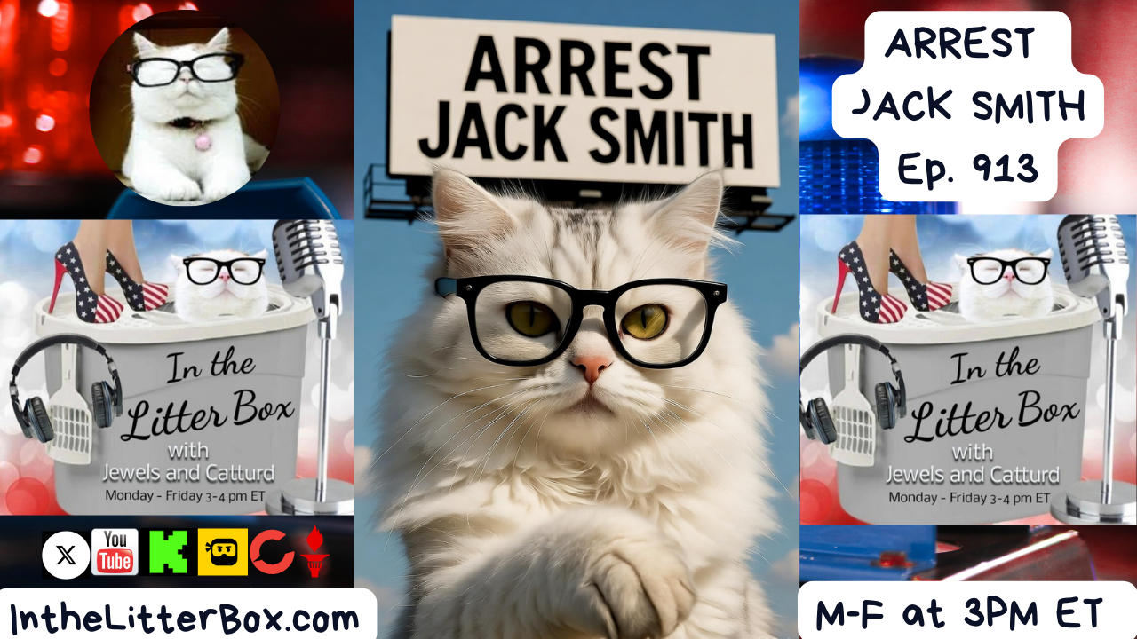 ARREST JACK SMITH | In the Litter Box w/ Jewels & Catturd – Ep. 913 – 10/30/2025