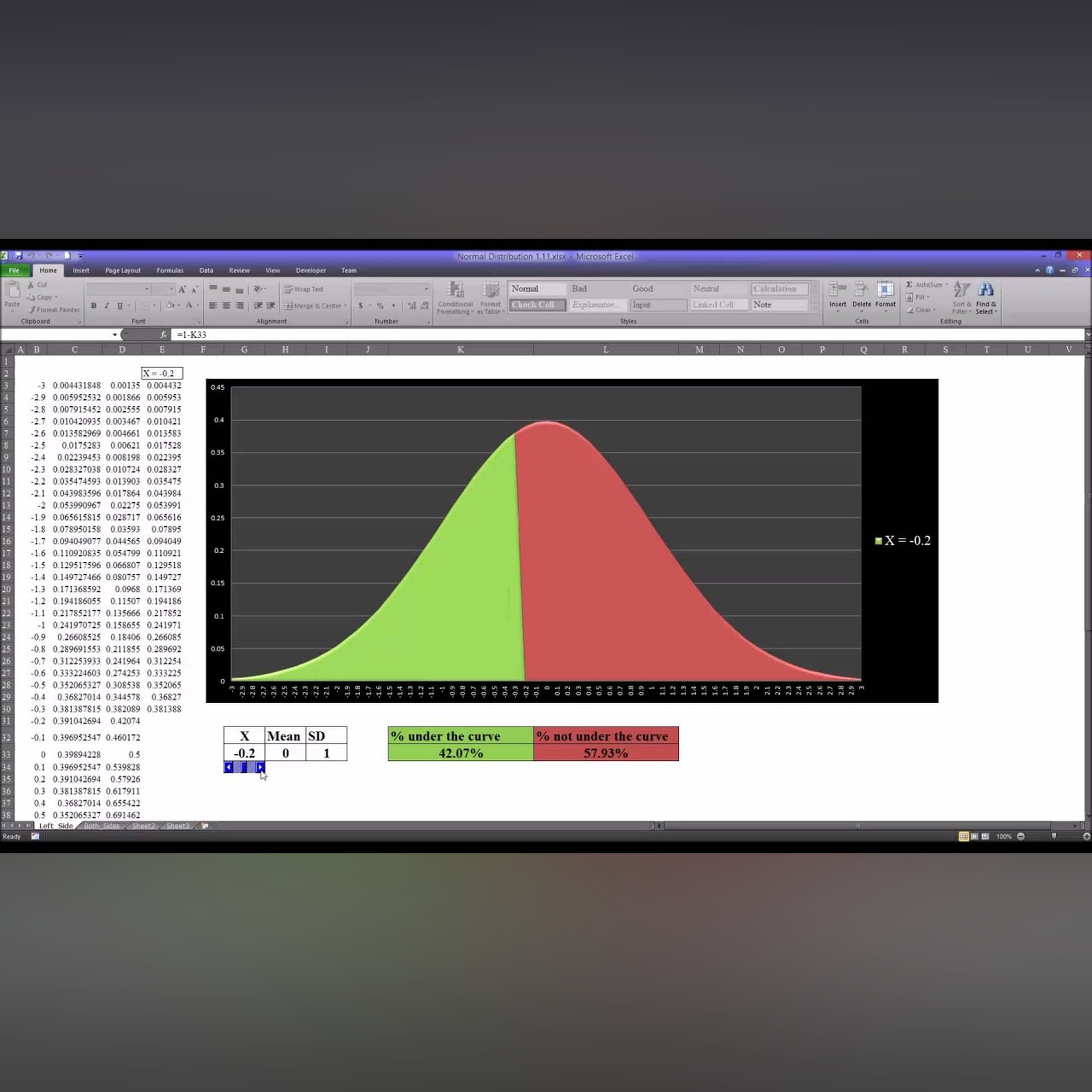 Standard Normal Distribution in Excel episode artwork