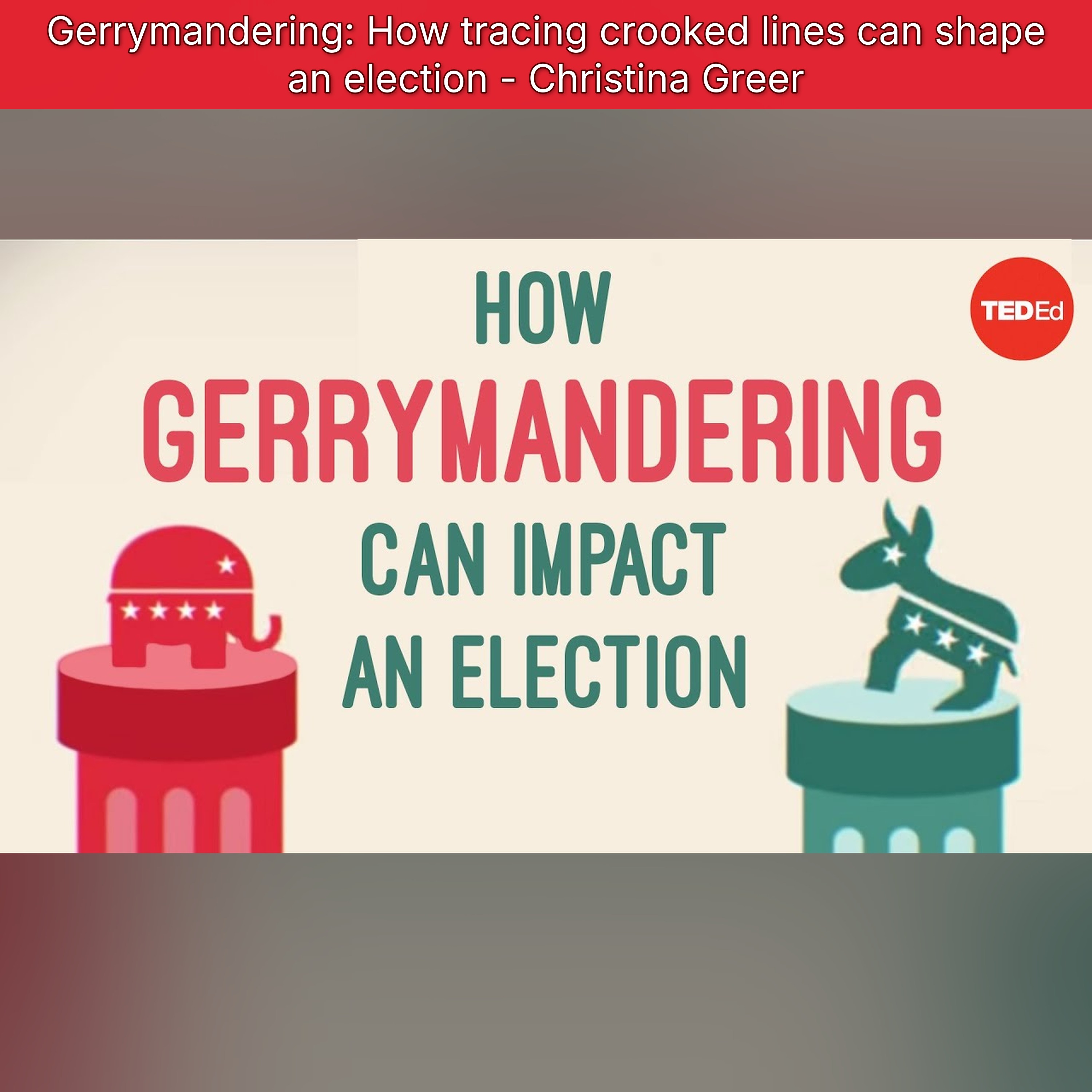 Gerrymandering: How tracing crooked lines can shape an election - Christina Greer episode artwork