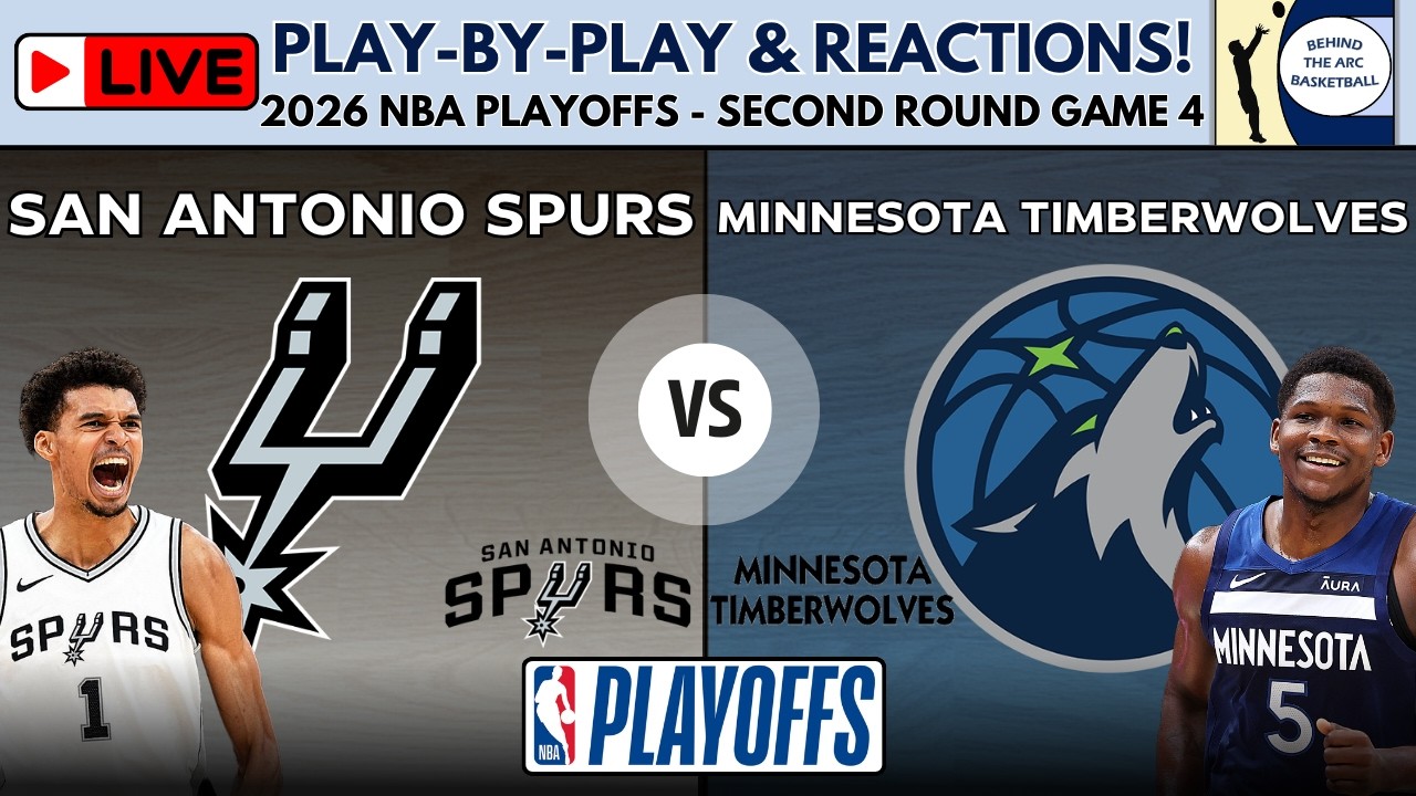 2026 NBA Playoffs Second Round - Game 4: Spurs vs Timberwolves (Live Play-By-Play & Reactions) episode artwork