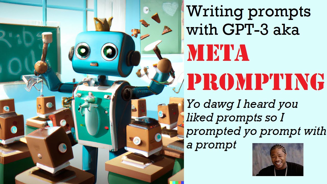 Metaprompting with GPT-3 (getting GPT-3 to write its own prompts) RECURSIVE NLP PROGRAMMING!! | Artificial Intelligence Masterclass