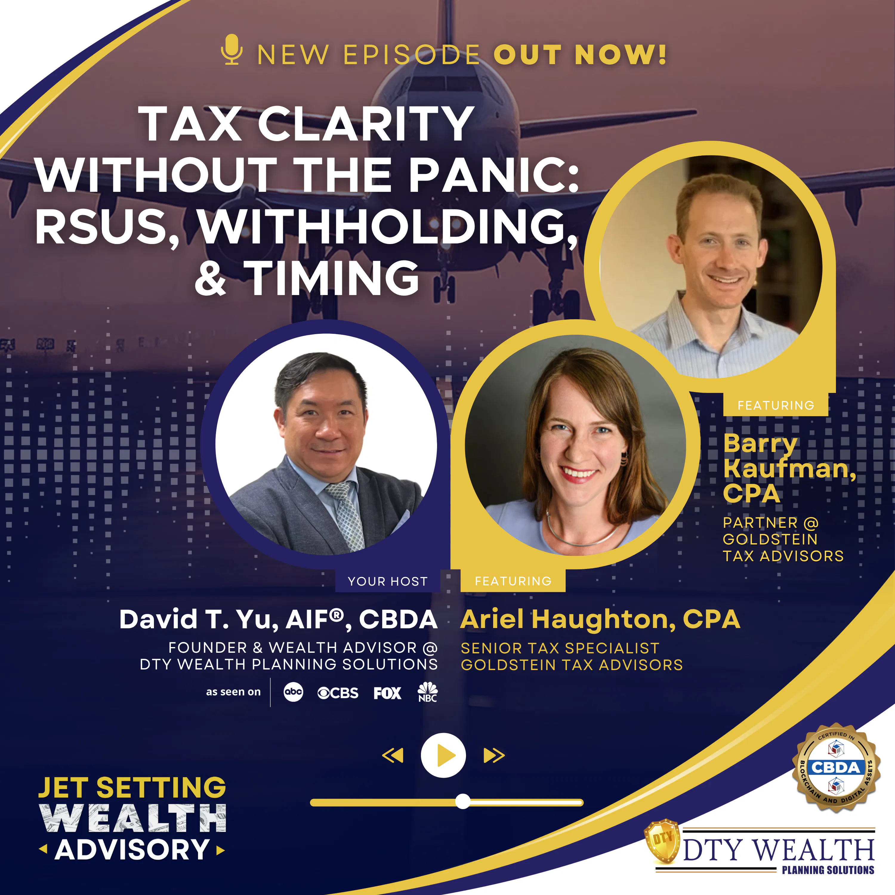Episode 38: Tax Clarity Without the Panic: RSUs, Withholding, and Timing episode artwork