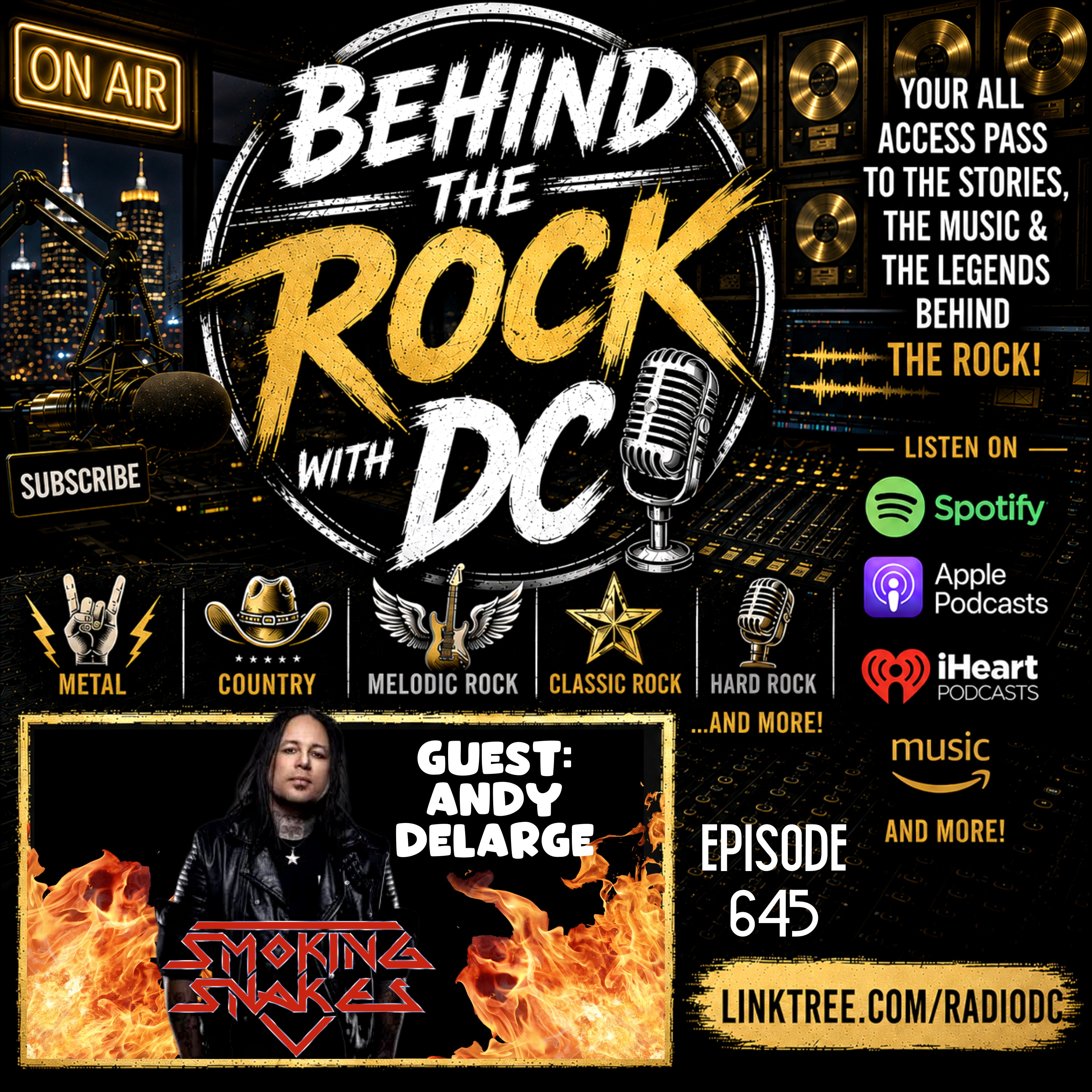 645: Andy Delarge of Smoking Snakes episode artwork
