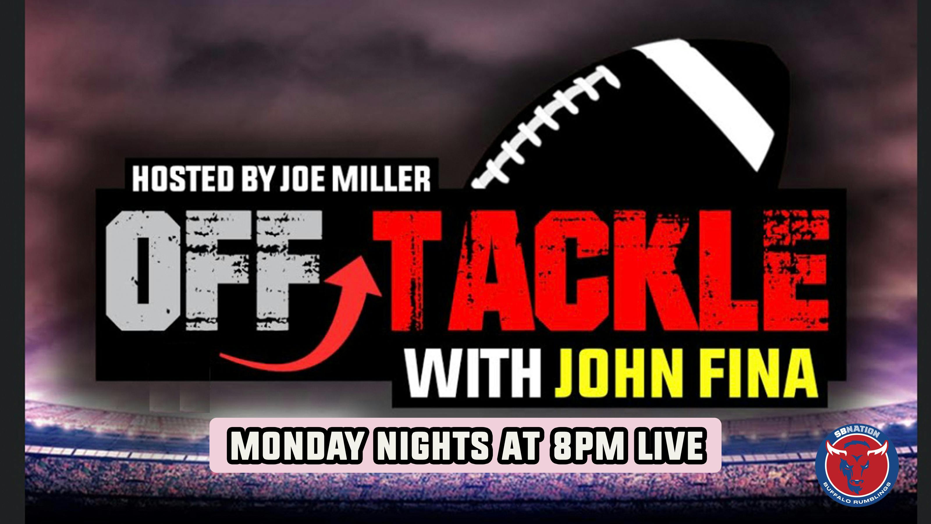 Off Tackle with John Fina Show | Buffalo Bills Victory Tuesday!