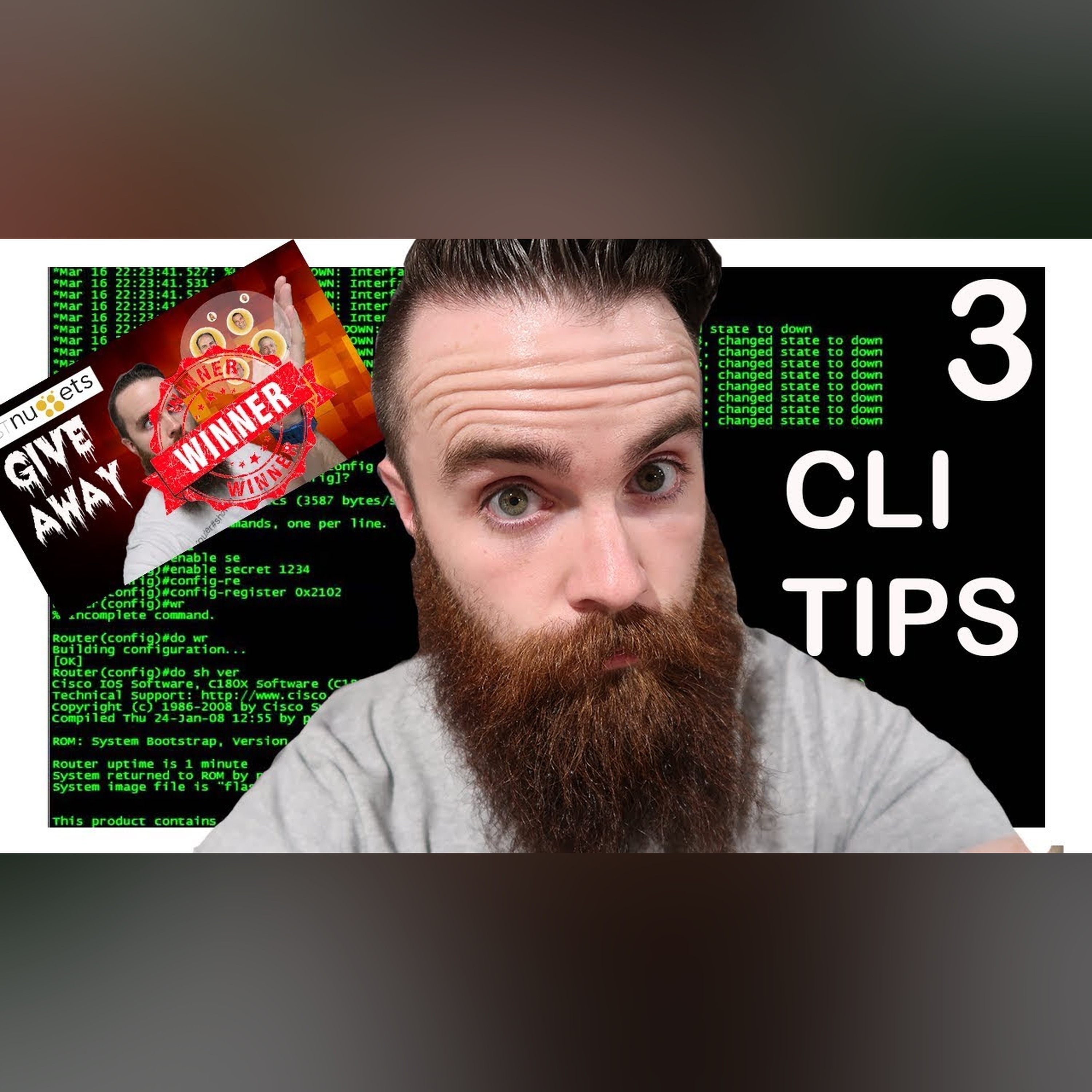 3 Cisco CLI (Command-line) Hacks (CCNA) + CBT Nuggets WINNER ANNOUNCEMENT!! episode artwork