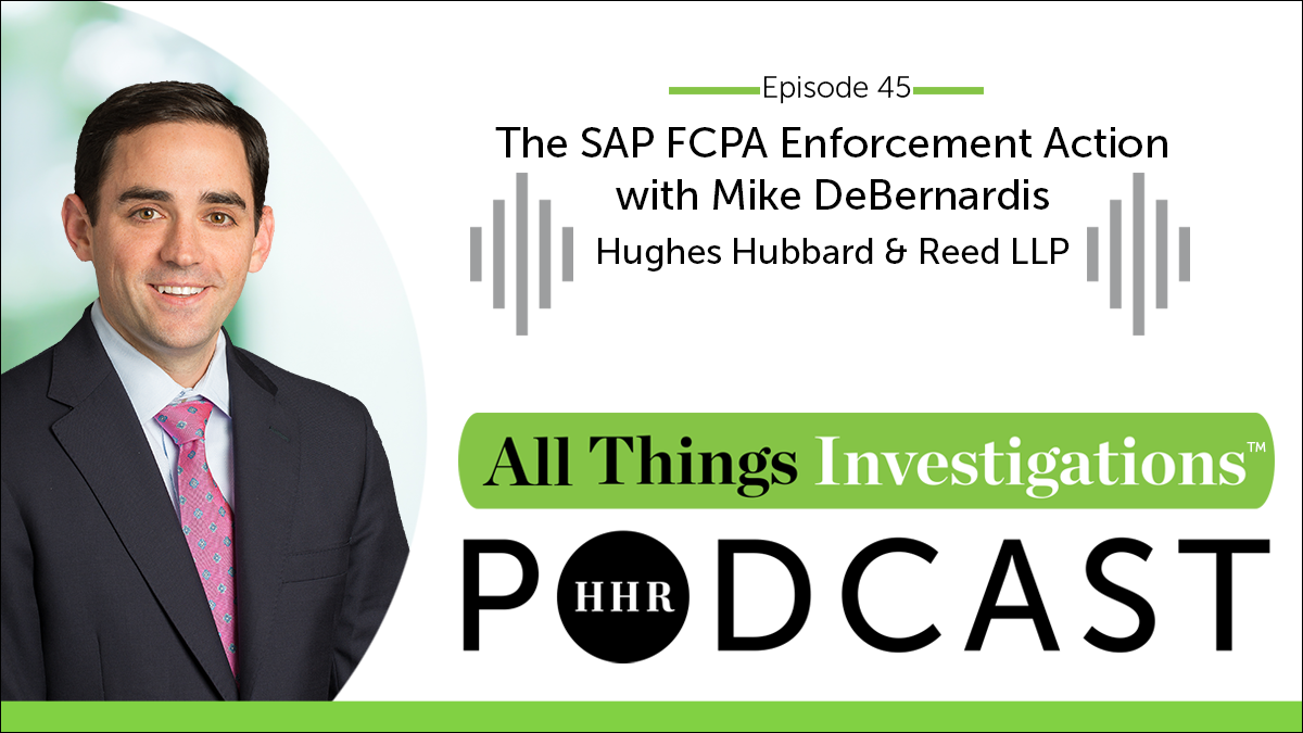 Mike DeBernardis on the SAP Enforcement Action episode artwork