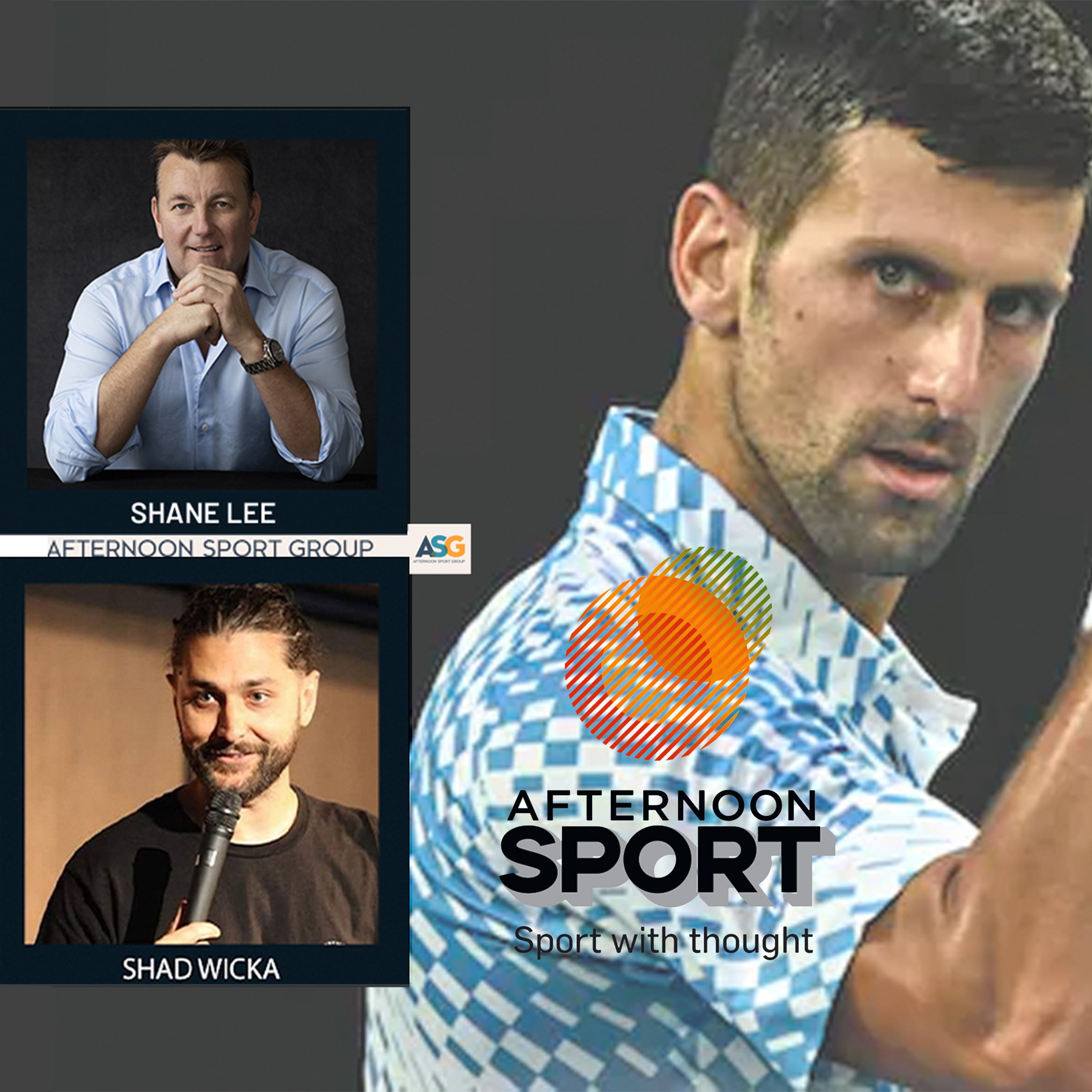 24th January Deep Dive: Demon slayed by the Djoker, AFL Team Captains, Wally Lewis steps down and the upcoming Indian Tour episode artwork
