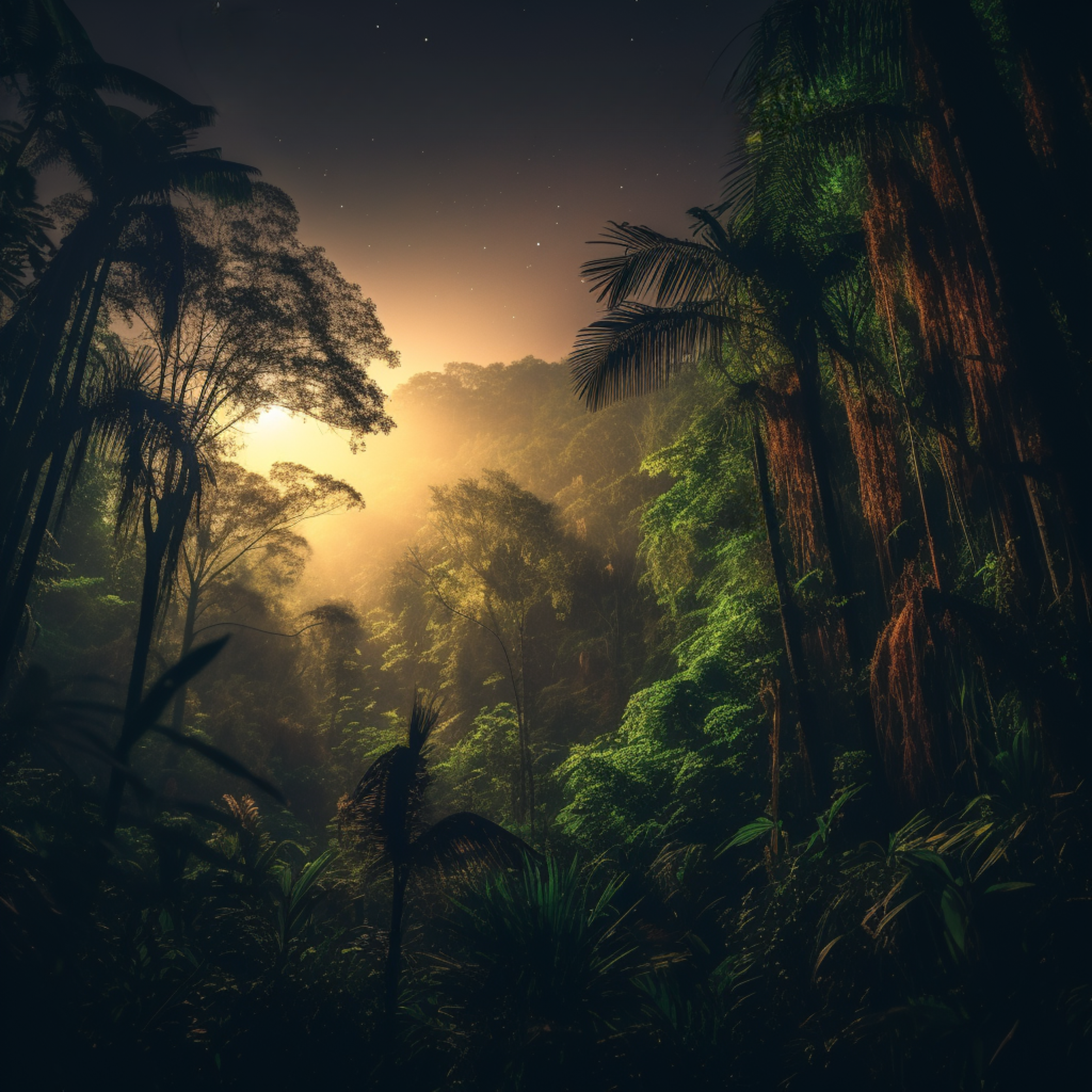 Jungle Night Sounds: Exotic  Ambience for Sleep and Study