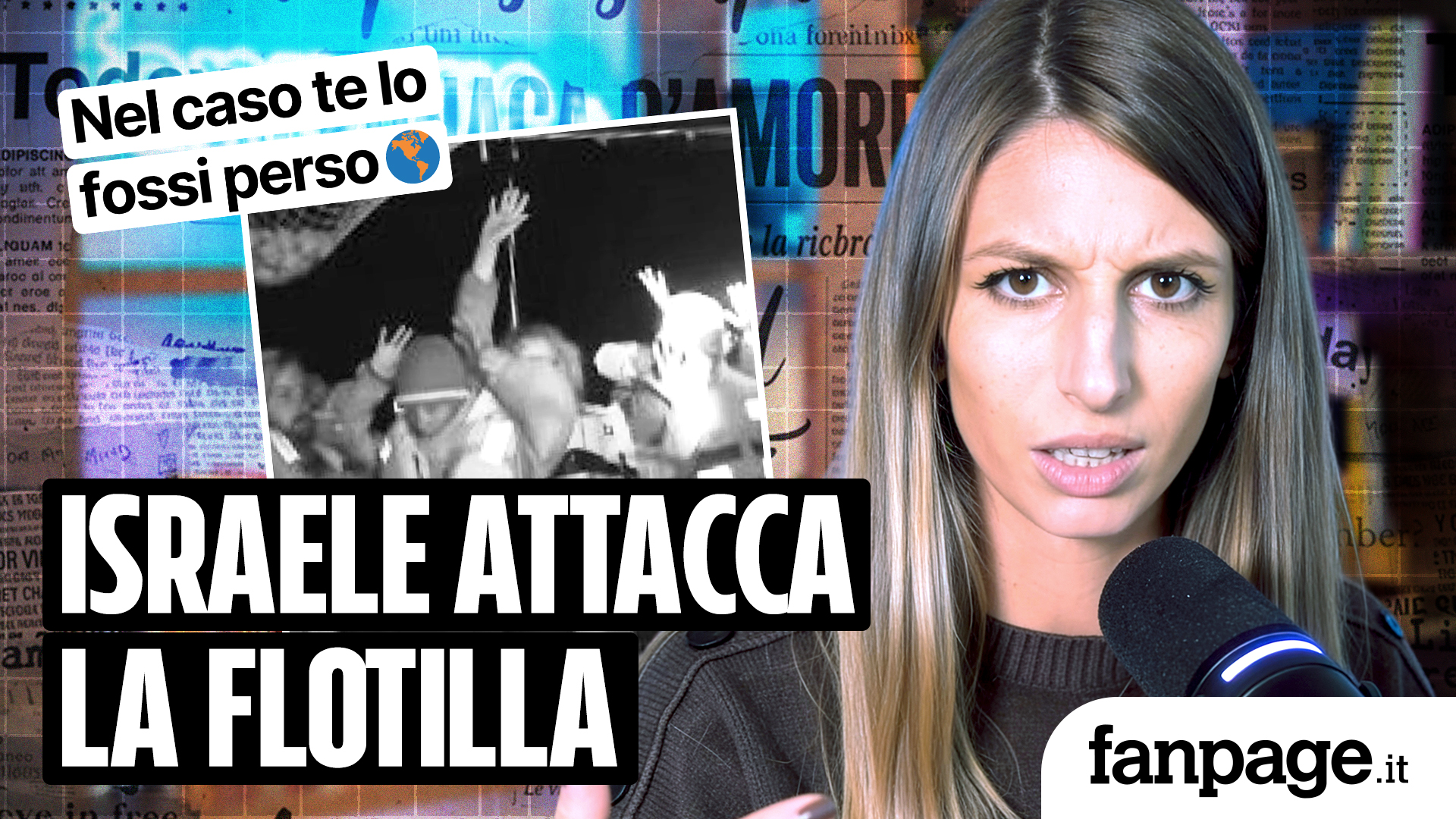 La Flotilla è stata abbordata di nuovo da Israele vicino alle coste greche episode artwork