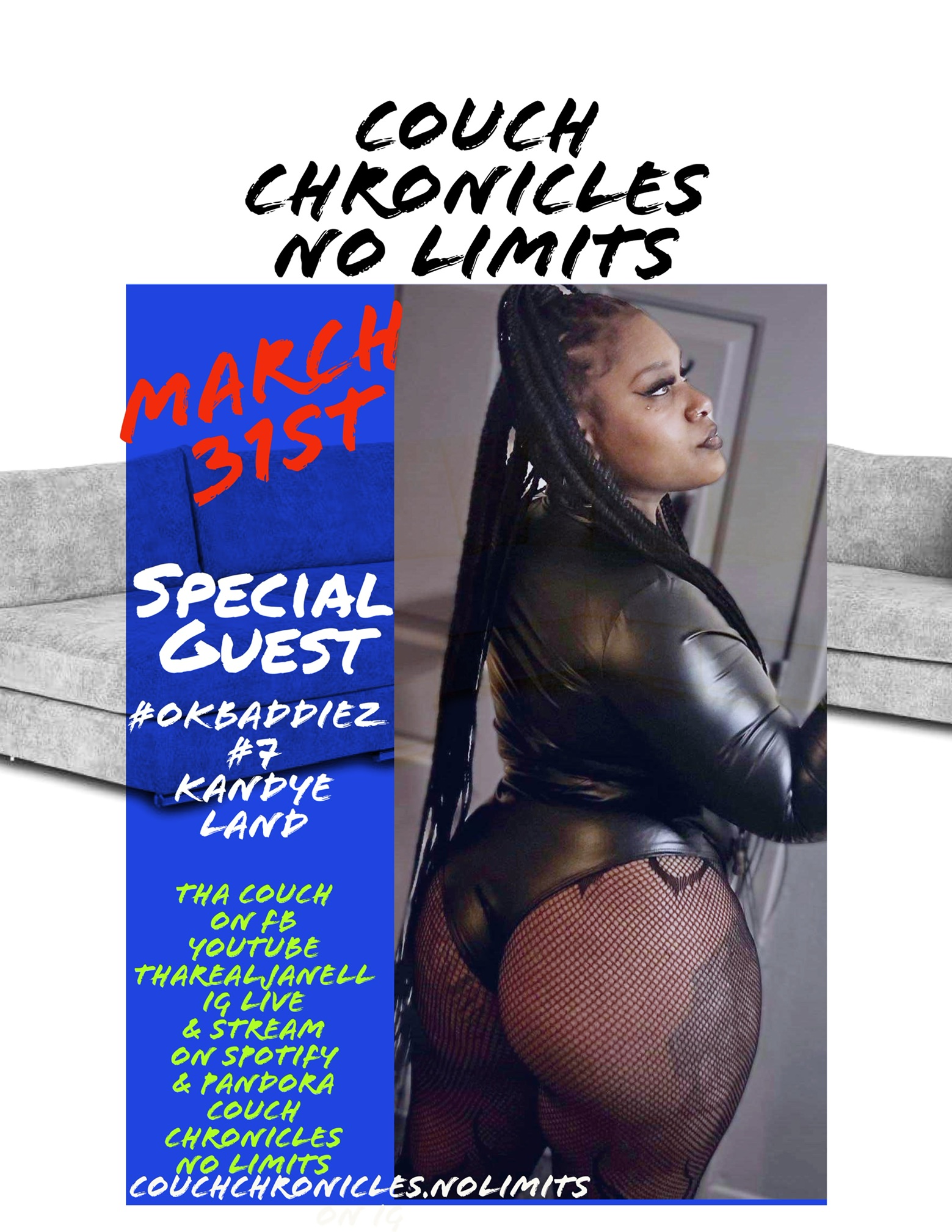 Couch Chronicles No Limits W/Kandye Land OKBADDIEZ #7 episode artwork