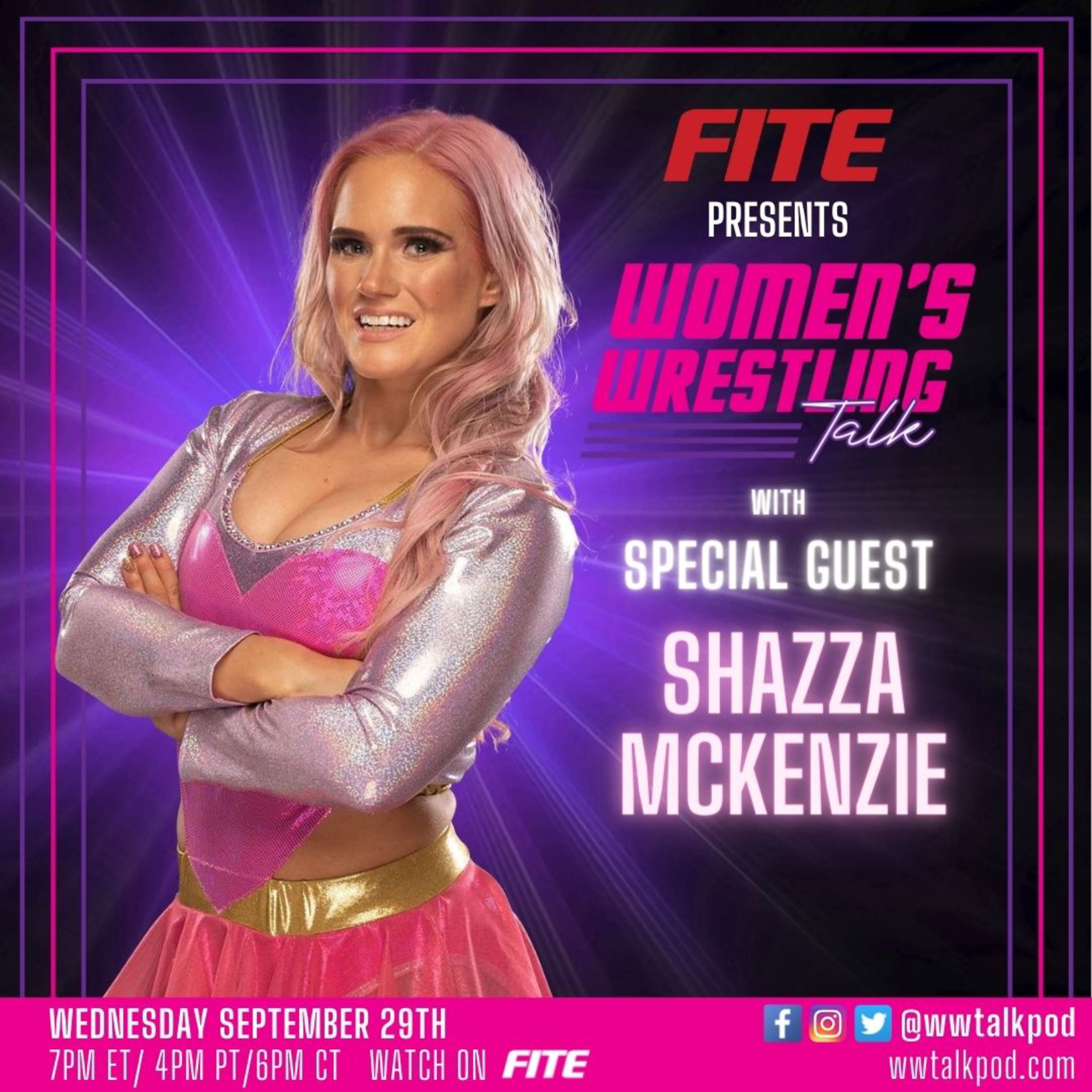 Shazza McKenzie Talks About The Australian Wrestler Invasion and Being On Lock Down episode artwork