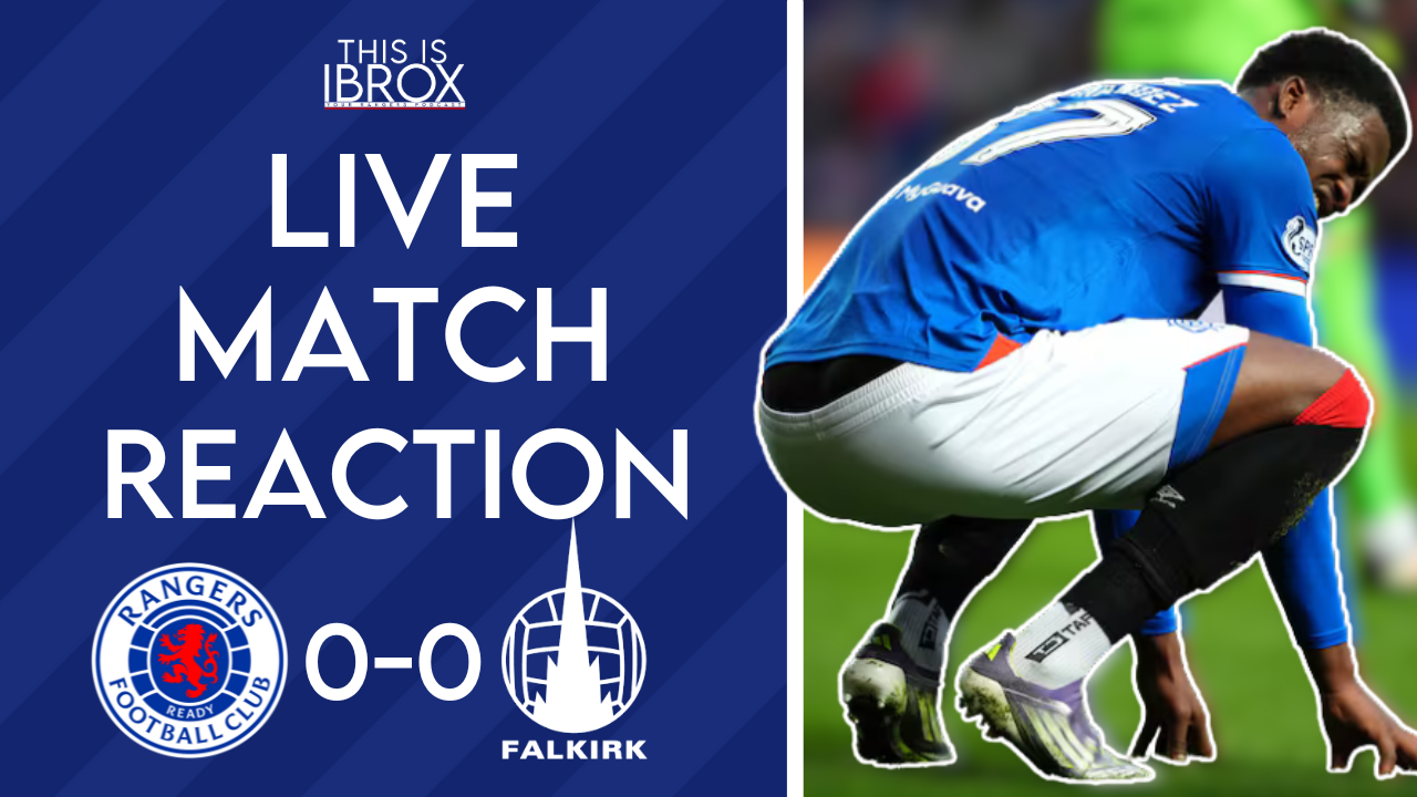 Rangers v Falkirk | Live Match Reaction | SPFL Premiership episode artwork