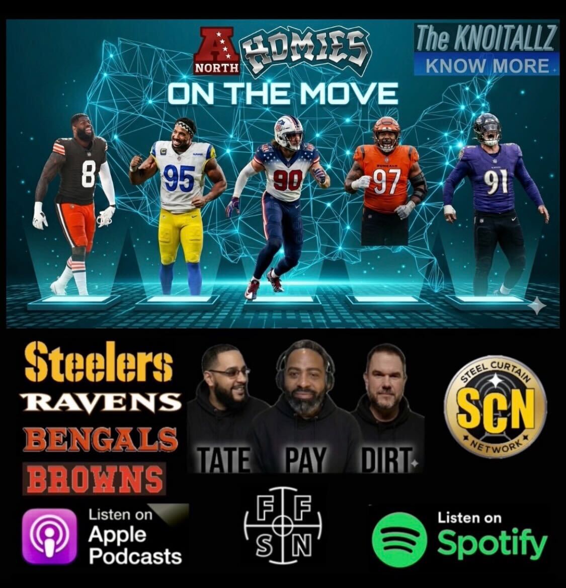 The Homies: Pass Rushers on the move, is TJ Watt next? episode artwork