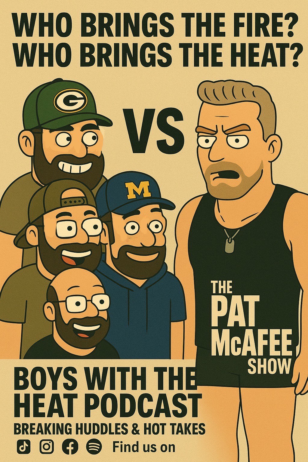 NFL Draft Reactions, NBA Playoffs Heat, and Hilarious Hot Takes and Pat Mcafee Joins the show episode artwork