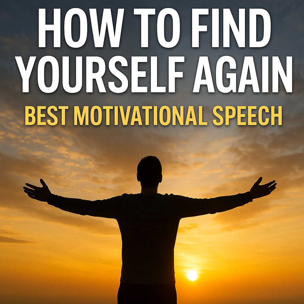 How to Find Yourself Again – Best Motivational Speech After Hitting Rock Bottom