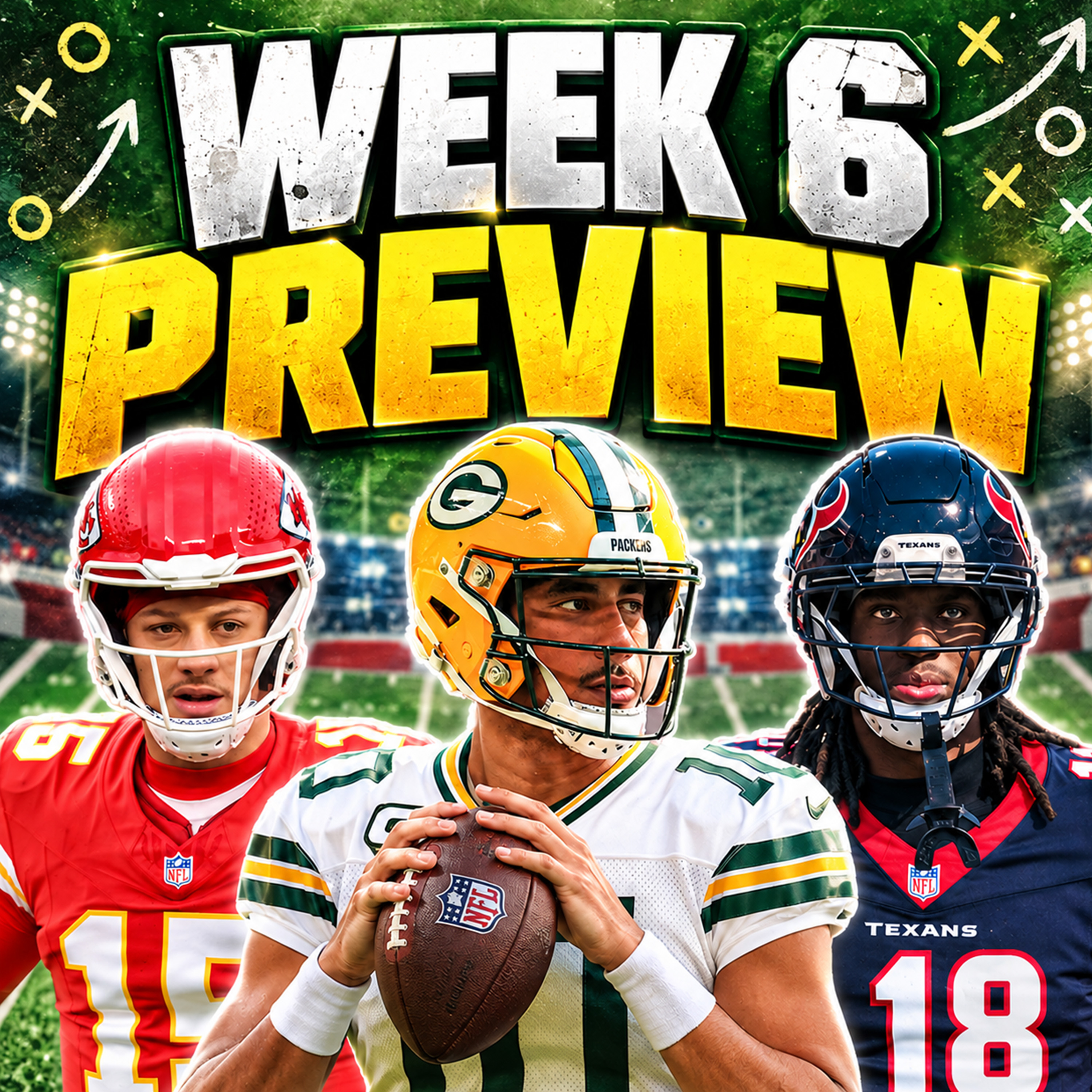 NFL Week 6 Preview: Cowboys-Packers, Chargers-Chiefs, Marvin Harrison Jr. Texans Debut & More episode artwork