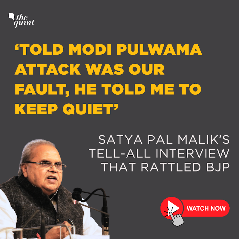 'Modi Told Me To Keep Quiet After Pulwama; Congress is Lazy...': When Satya Pal Malik Spared Nobody episode artwork