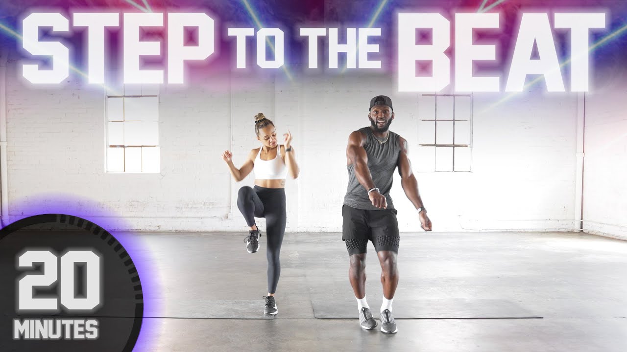 20 Minute Step to The Beat HIIT Workout [No Equipment] episode artwork