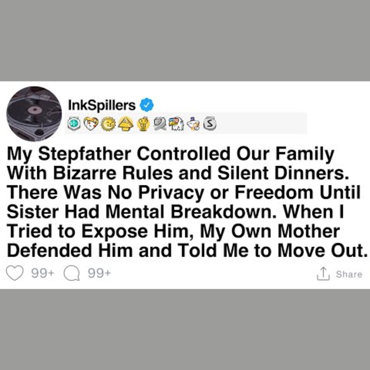 Stepfather's Tyranny: Weird Rules and Silent Meals