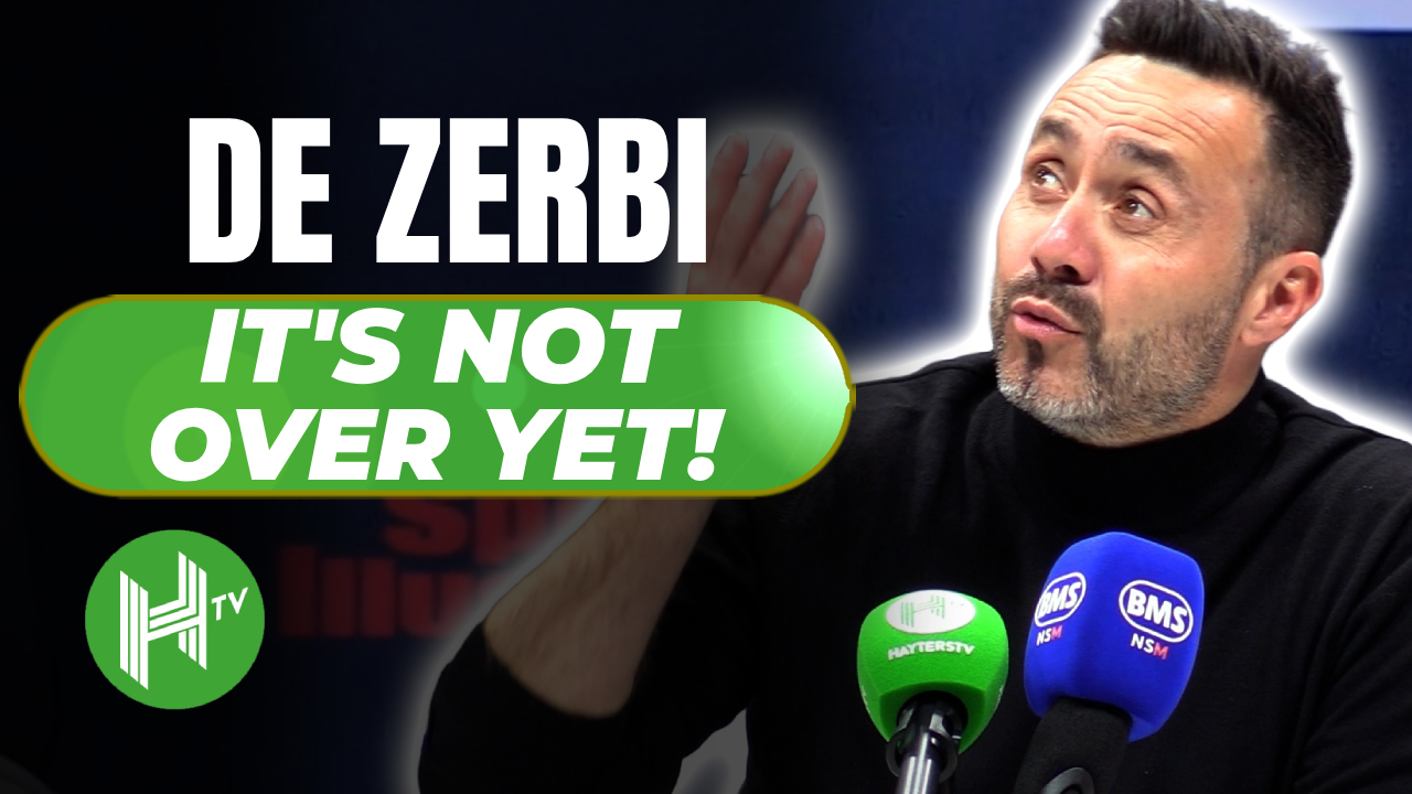 We can WIN five games IN A ROW | Roberto De Zerbi | Spurs 2-2 Brighton