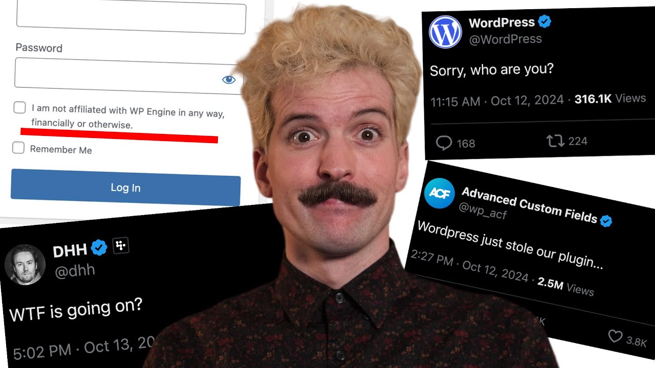 The Wordpress drama keeps getting worse | Theo - t3․gg