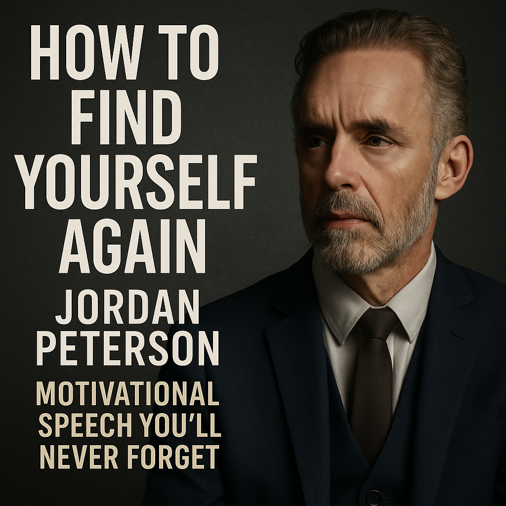HOW TO FIND YOURSELF AGAIN – Jordan Peterson Motivational Speech You’ll Never Forget