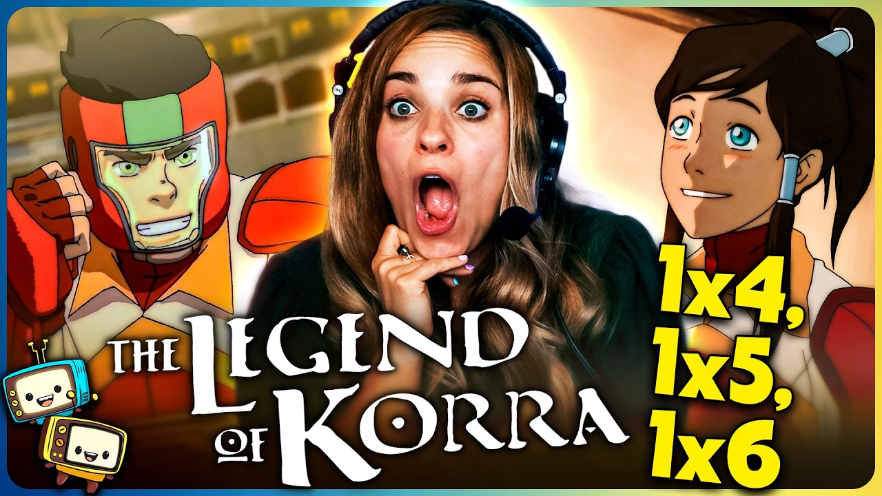 THE LEGEND OF KORRA (2012) Season 1 Episodes 1x4, 1x5, 1x6 Reaction! | First Time Watch! episode artwork