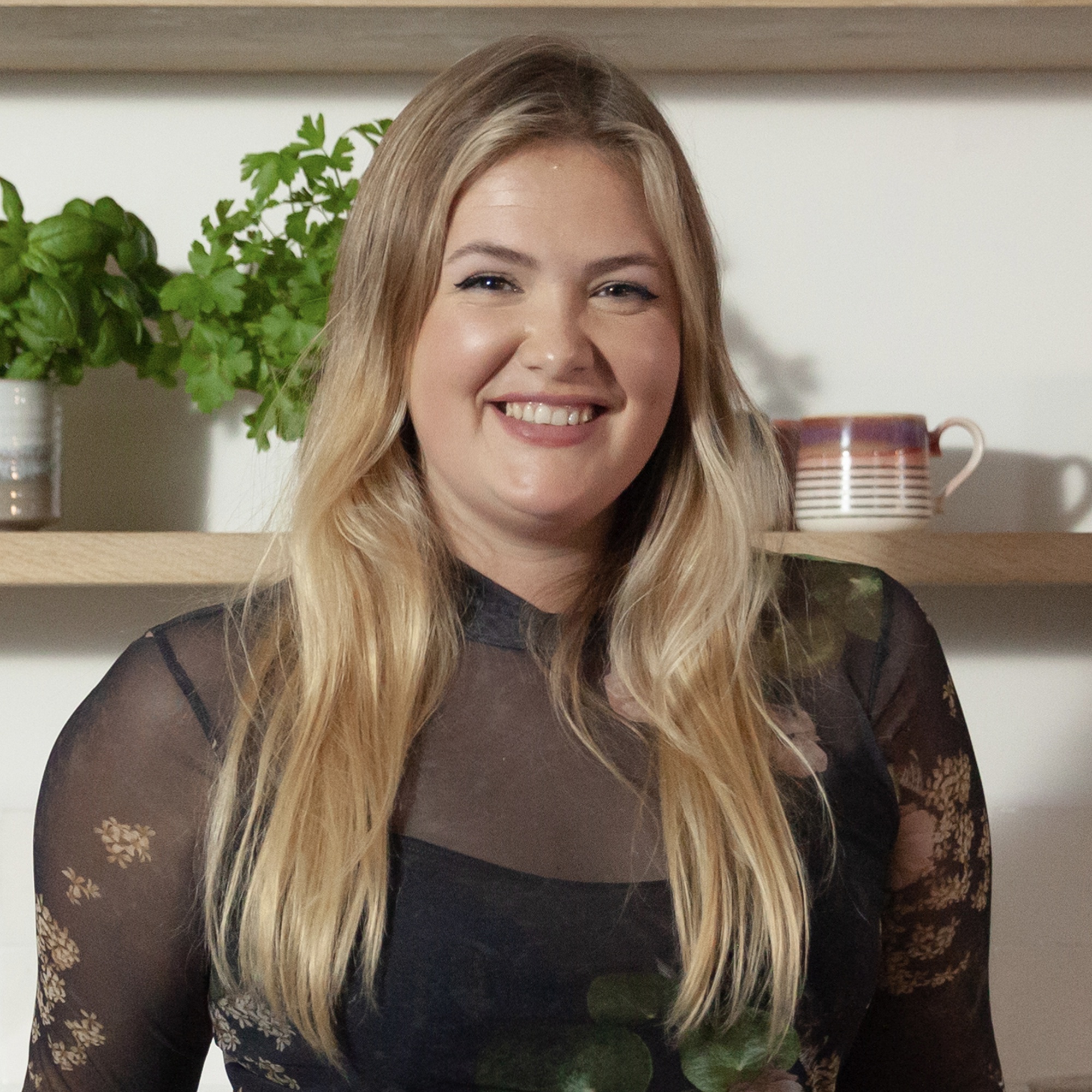 Poppy O’Toole, a smoked aubergine salad and an English sparkling wine