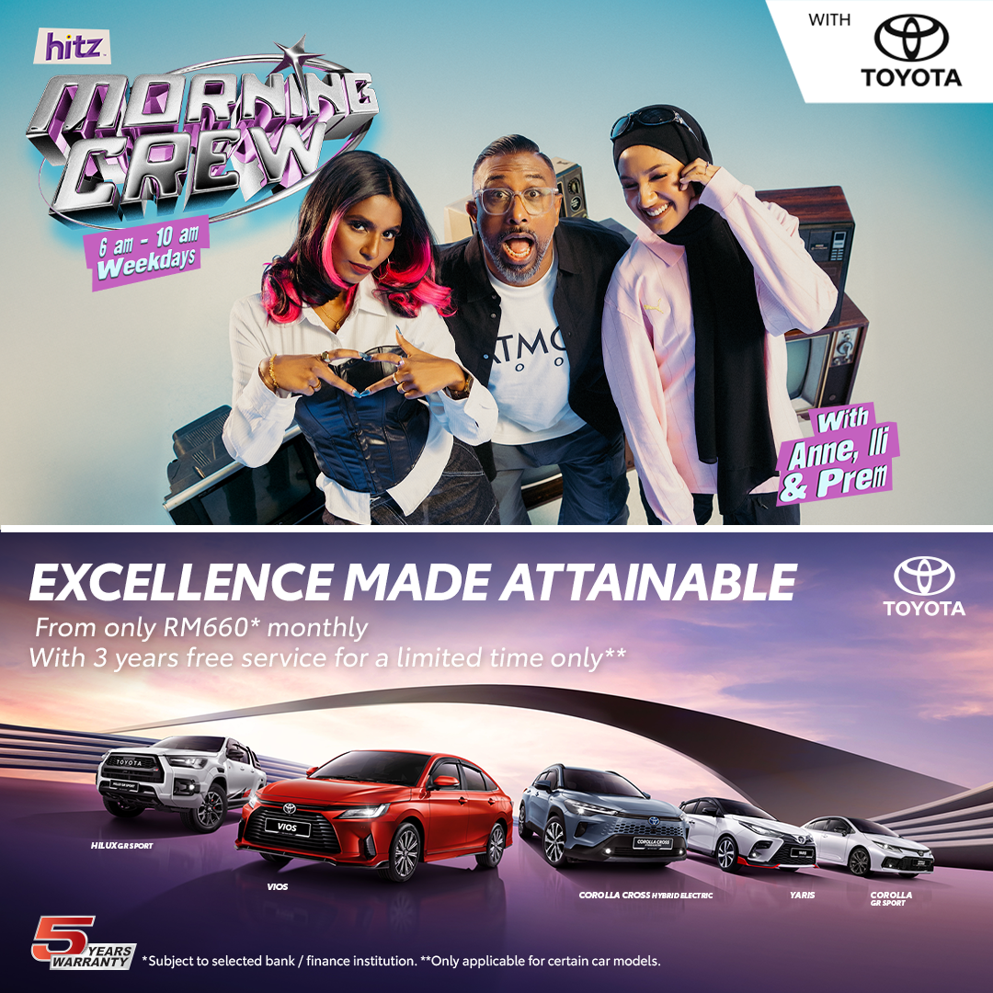 HITZ Morning Crew Rewinds! -Radio Station [ENG]