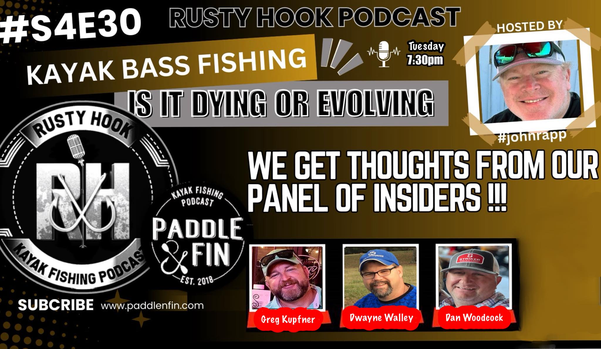 S04 - Ep.030 The Rusty Hook - Is Kayak Fishing Tournaments Dying.... or Evolving???
