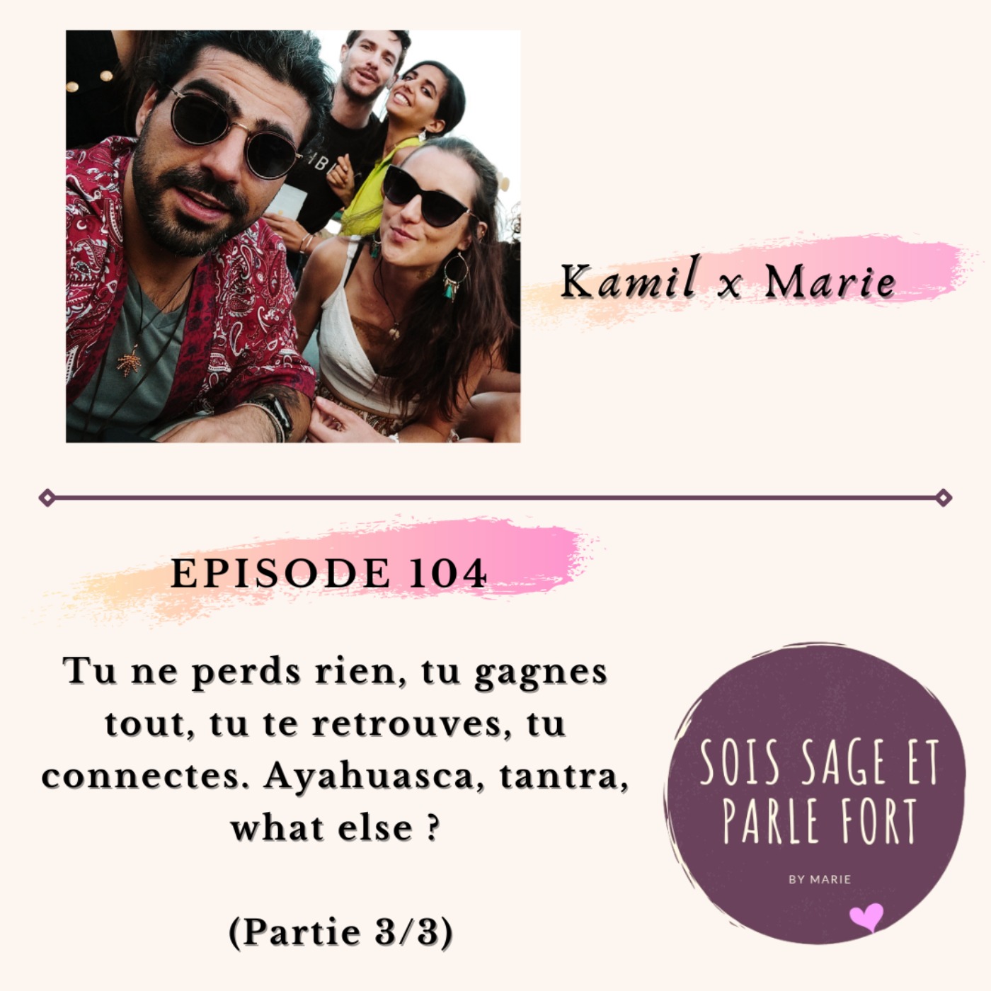 Kamil - Tu ne perds rien, tu gagnes tout. Ayahuasca, tantra and more.