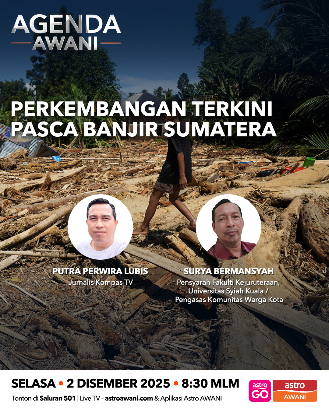 Agenda AWANI: Perkembangan Terkini Pasca Banjir Sumatera