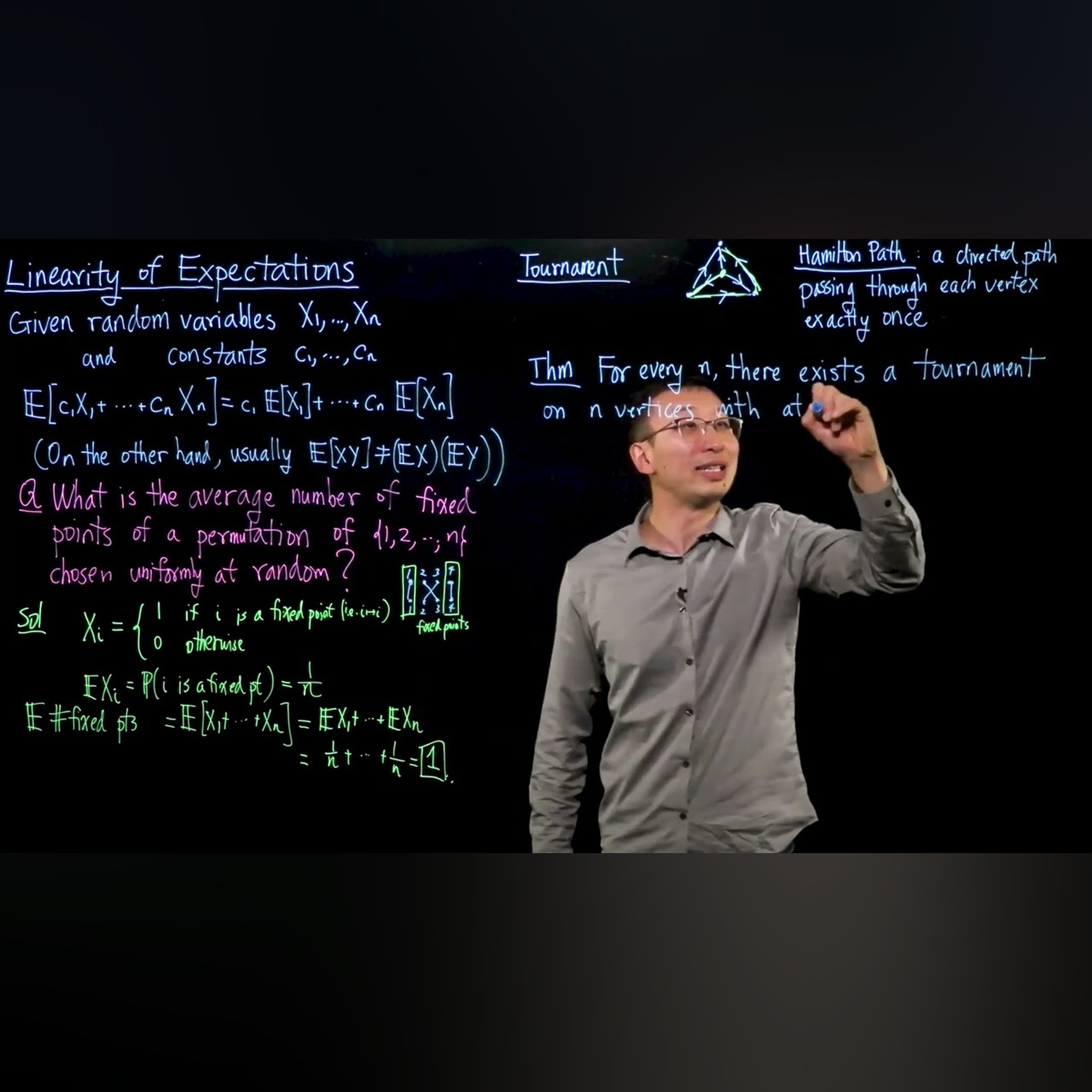 Linearity of Expectations