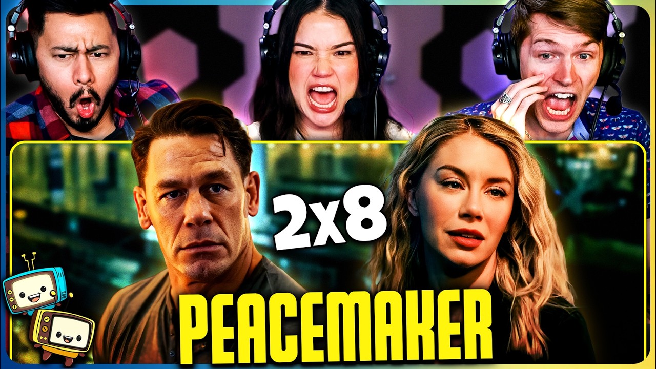 PEACEMAKER (2025) 2x8 Reaction with Jaby, Achara & Michael! | "Full Nelson" |  DC episode artwork