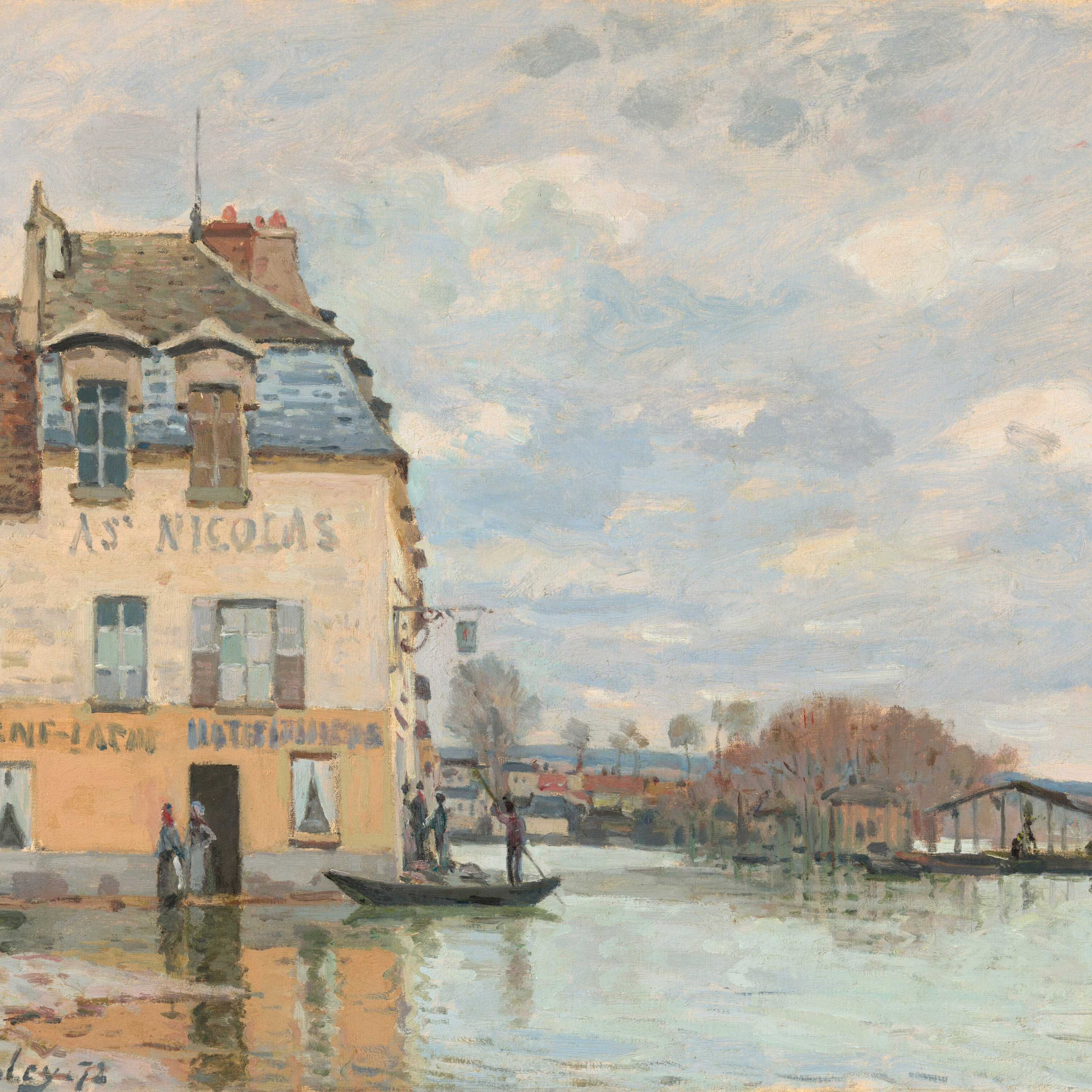 Alfred Sisley | Flood at Port-Marly