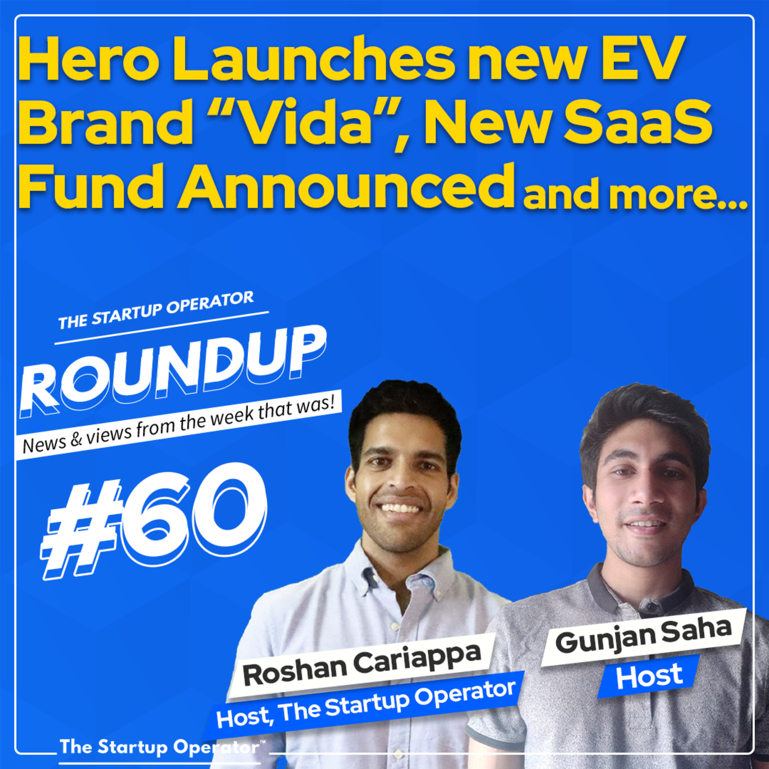 Roundup #60: Hero Motocorp's new EV Brand, Accel's 7th Fund for India, New SaaS Fund & other deals! episode artwork