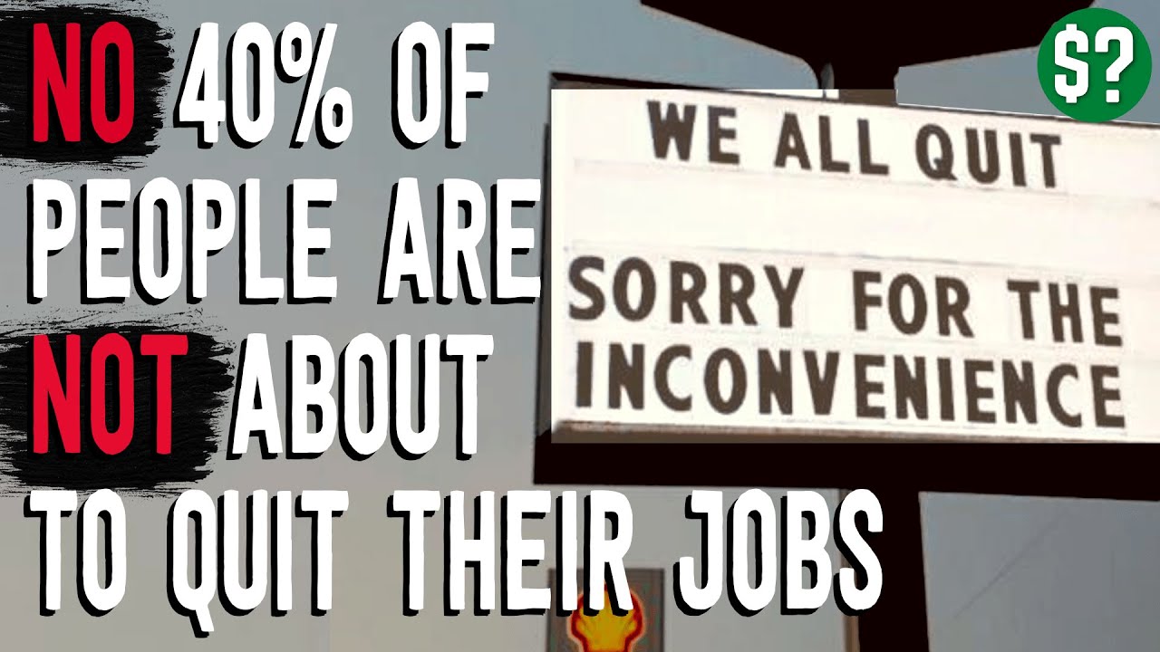 The Truth About "The Great Resignation" - How Money Works | How Money Works
