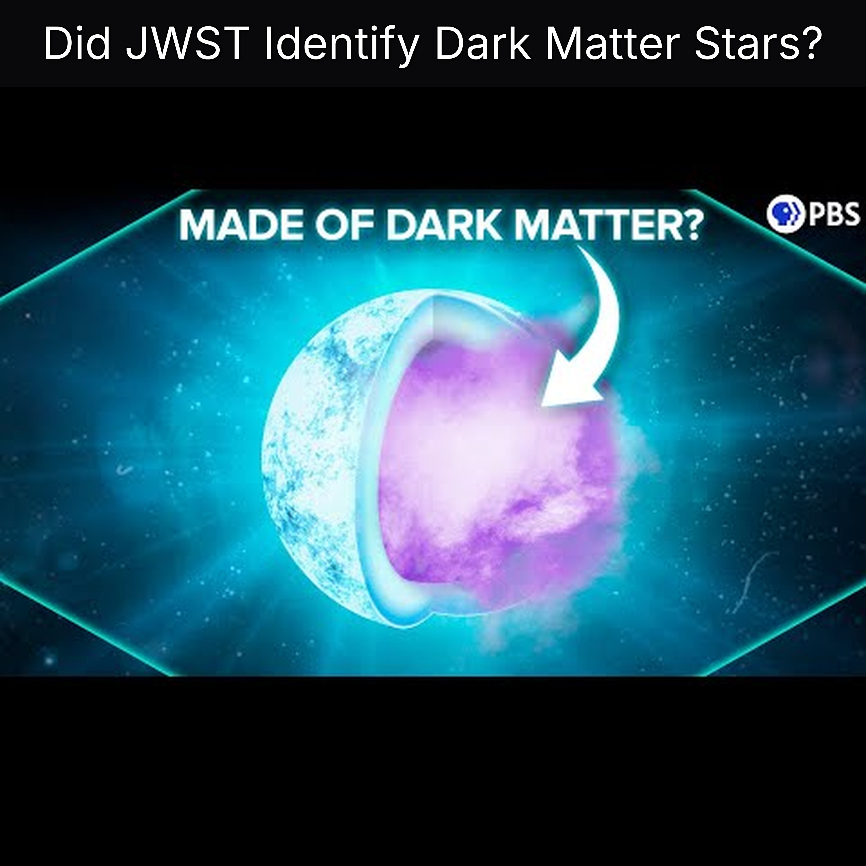 Did JWST Identify Dark Matter Stars?