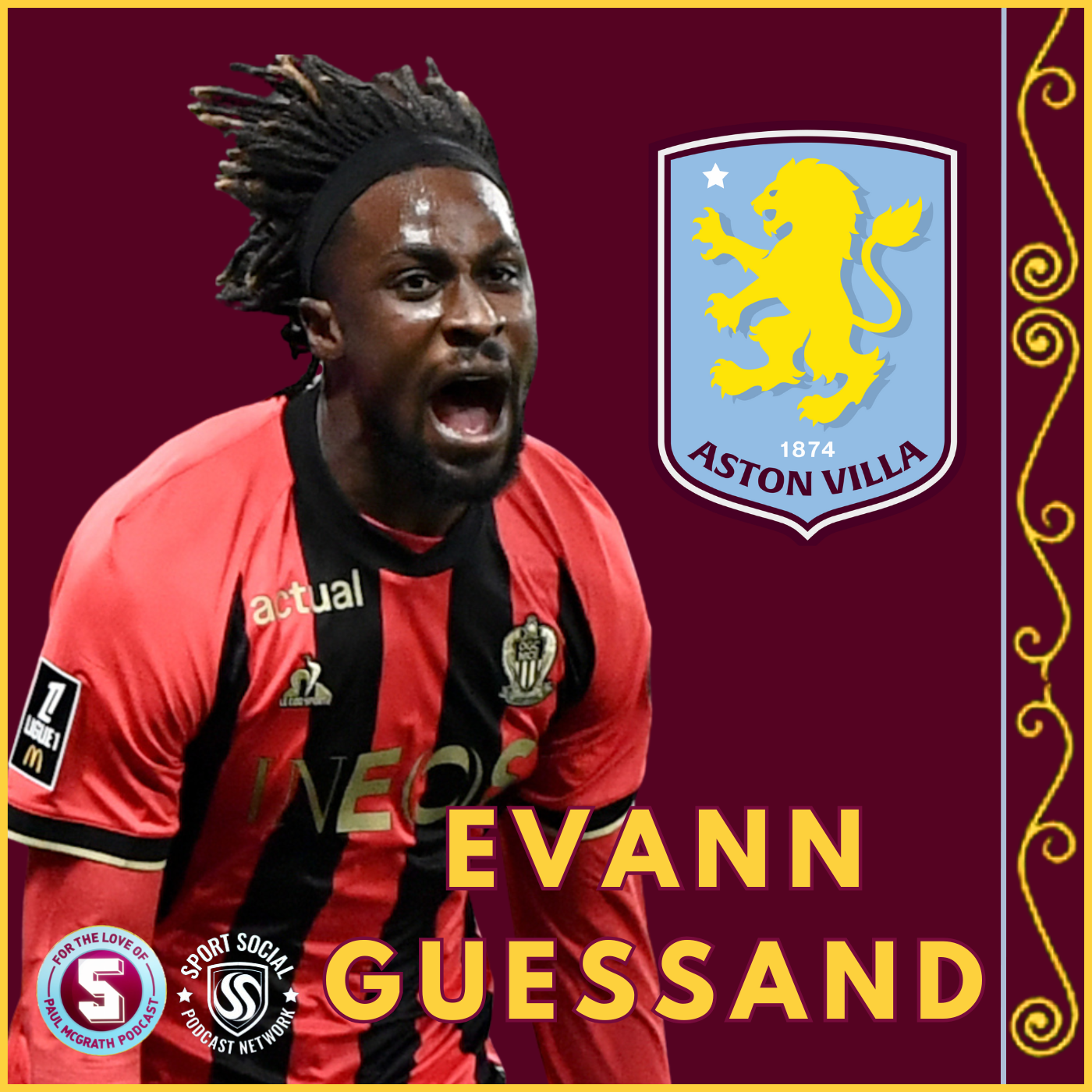 🚨TRANSFER ALERT: EVANN GUESSAND: VILLA CLOSE TO SIGNING €30 MILLION IVORIAN FORWARD