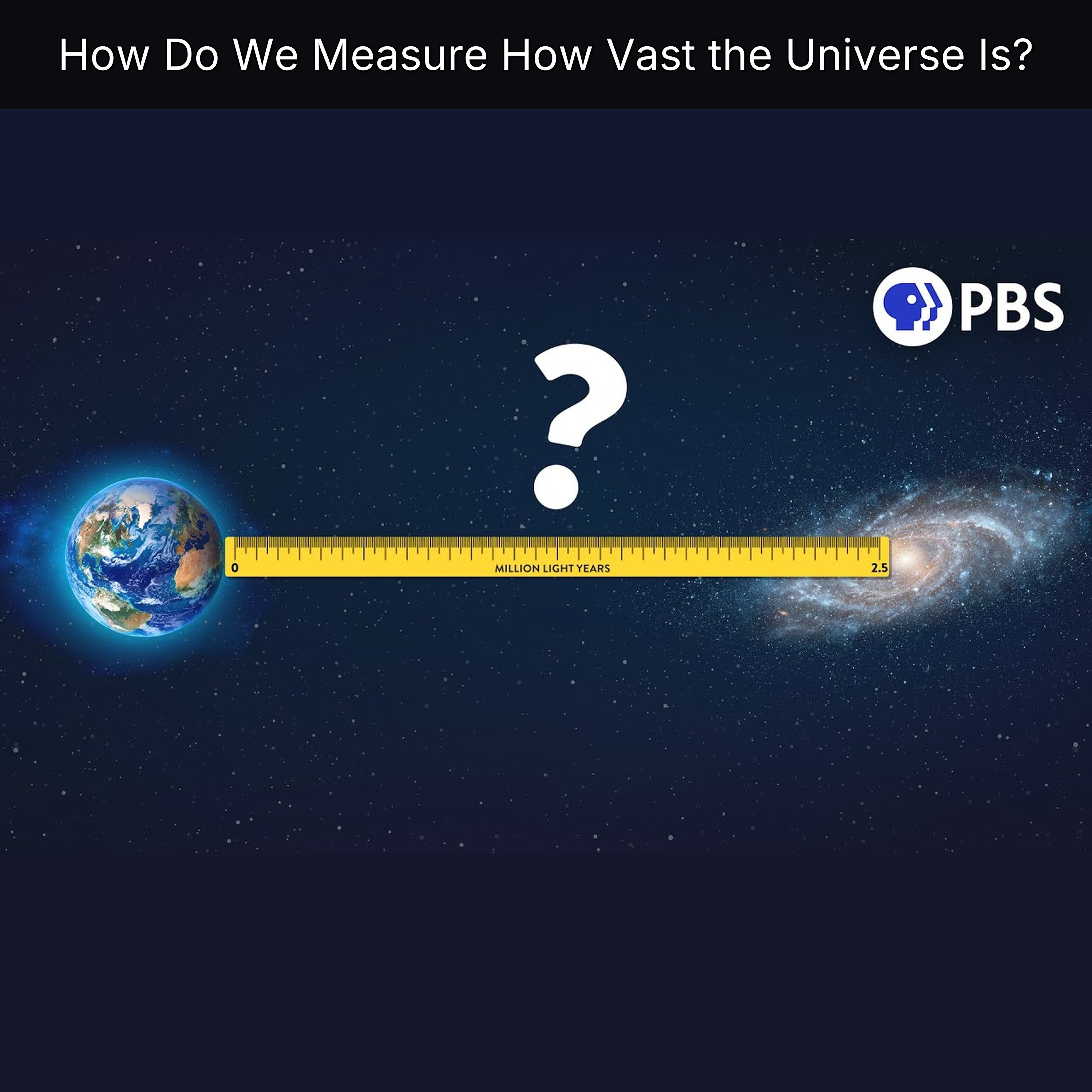 How Do We Measure How Vast the Universe Is? episode artwork
