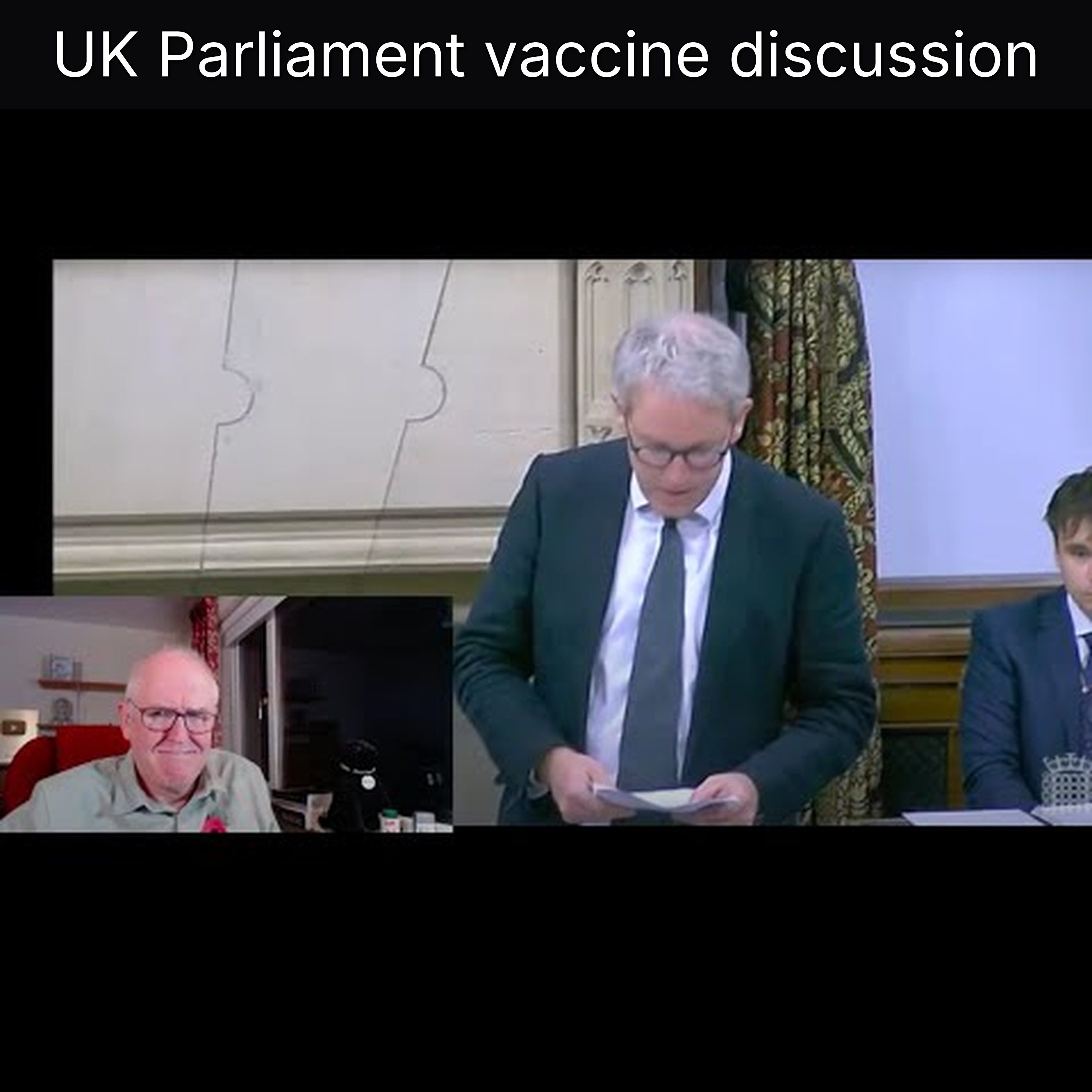 UK Parliament vaccine discussion episode artwork