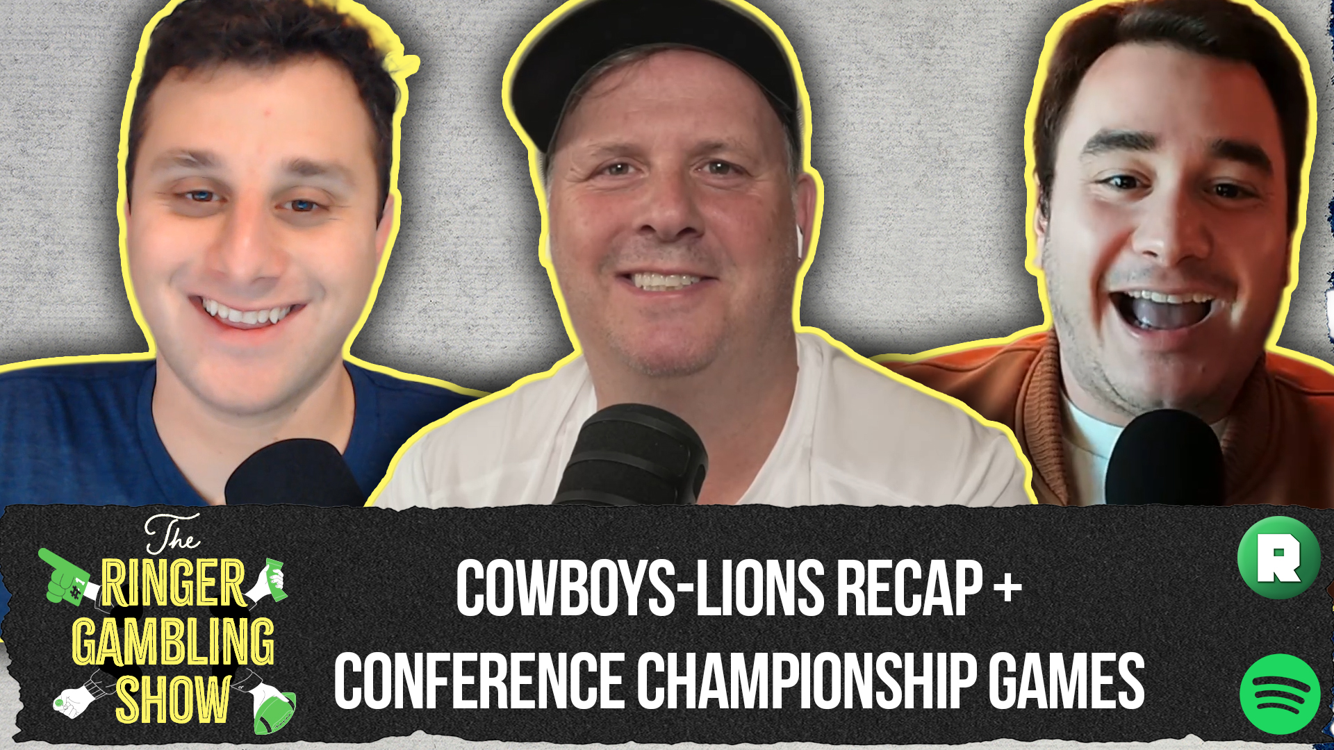 Cowboys-Lions Recap and Conference Championship Games Preview | The Ringer Gambling Show
