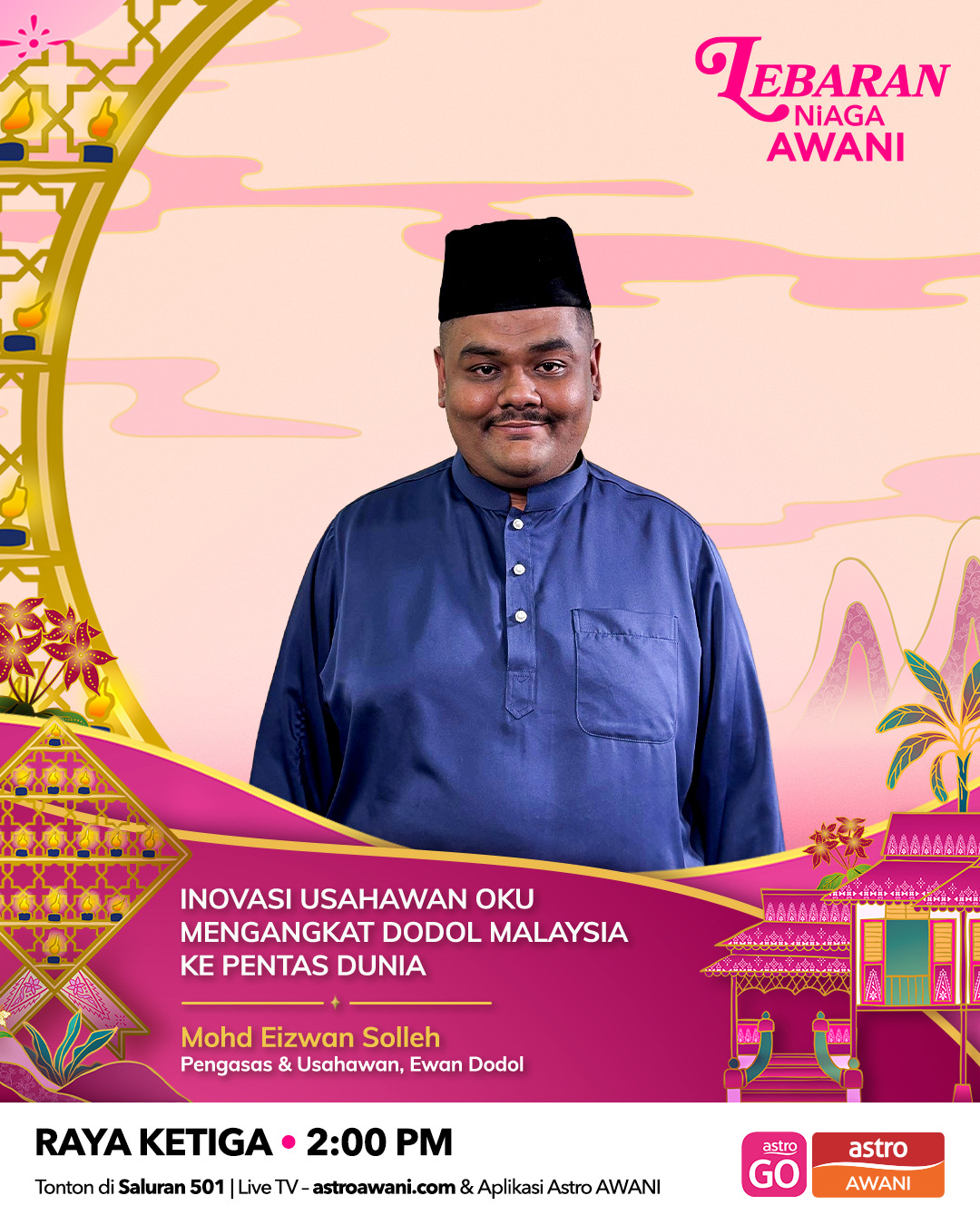 Lebaran Niaga: Inovasi usahawan OKU angkat dodol Malaysia ke pentas dunia