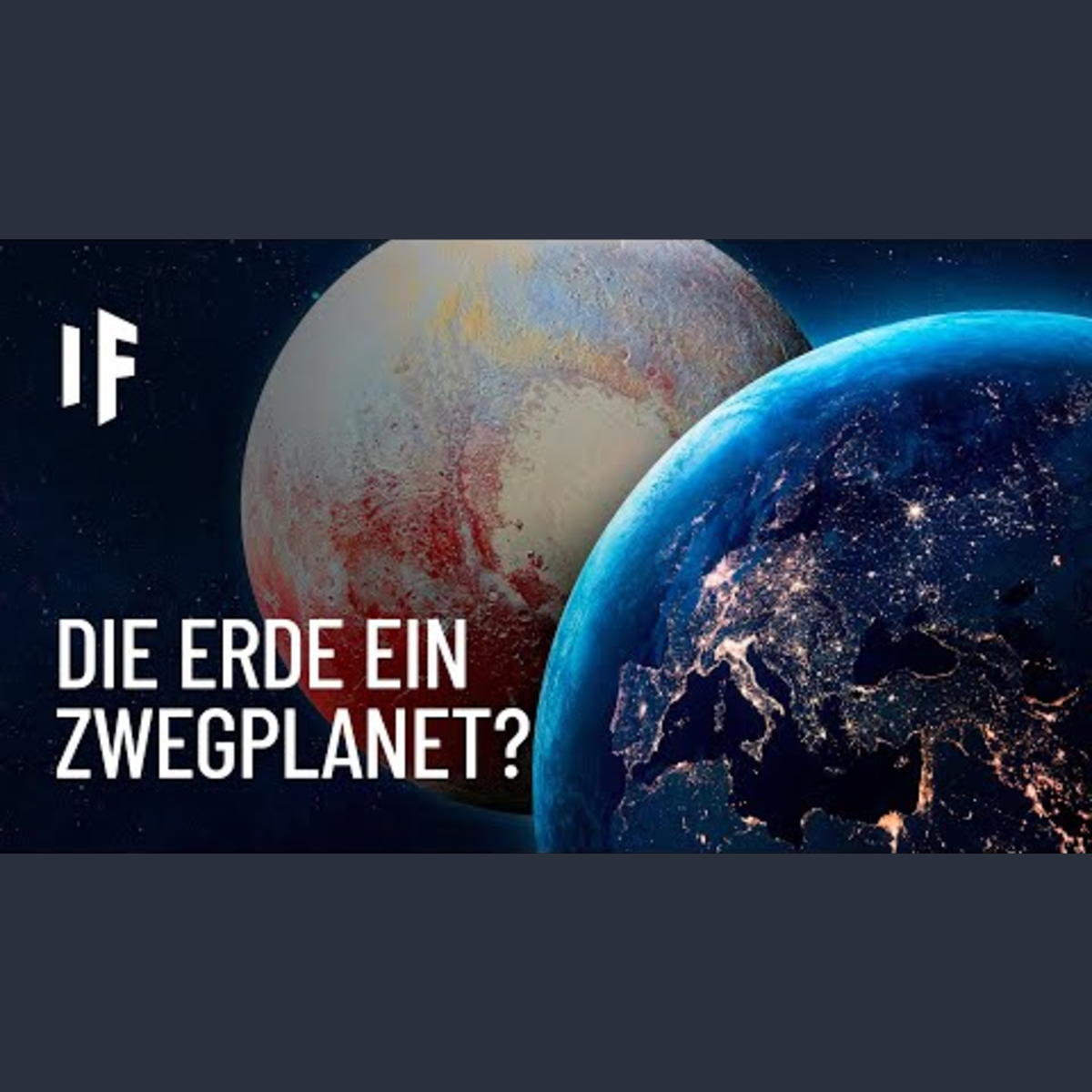 Was wäre, wenn die Erde die Größe von Pluto hätte?