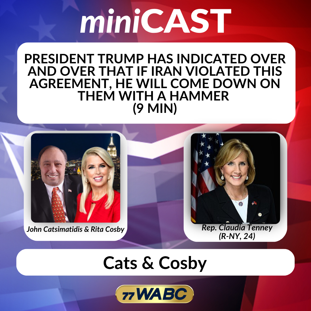 Rep. Claudia Tenney: President Trump has Indicated Over and Over That if Iran Violated this Agreement, He Will Come Down on Them with a Hammer (9 min) episode artwork