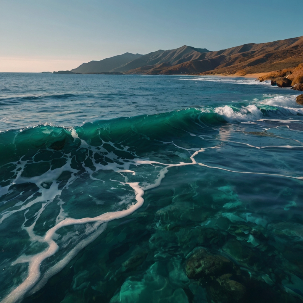 Healing Waters | 741 Hz Deep Aura Cleanse, Detox & Stillness Frequency Music | Ocean Waves Immersion