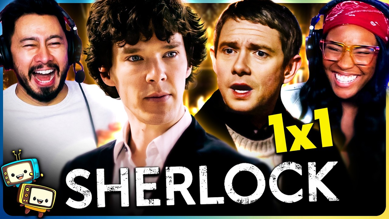 SHERLOCK 1x1 "A Study in Pink" Reaction & Discussion! | Benedict Cumberbatch | Martin Freeman episode artwork