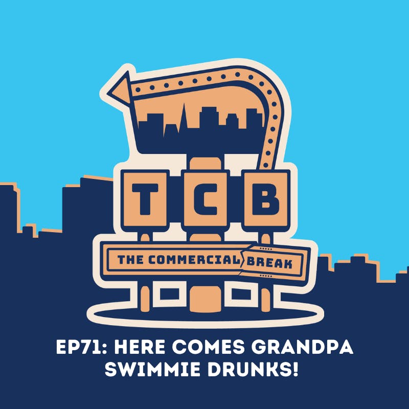 Here Comes Grandpa Swimmie Drunks! by Commercial Break LLC 