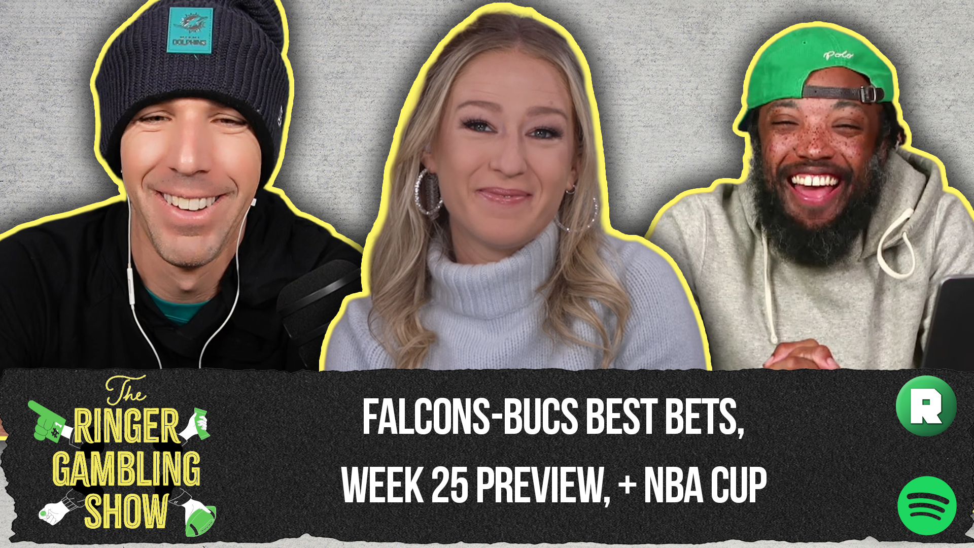 Best Bets for Falcons-Bucs, Key Week 15 Matchups, and the NBA Cup | The Ringer Gambling Show